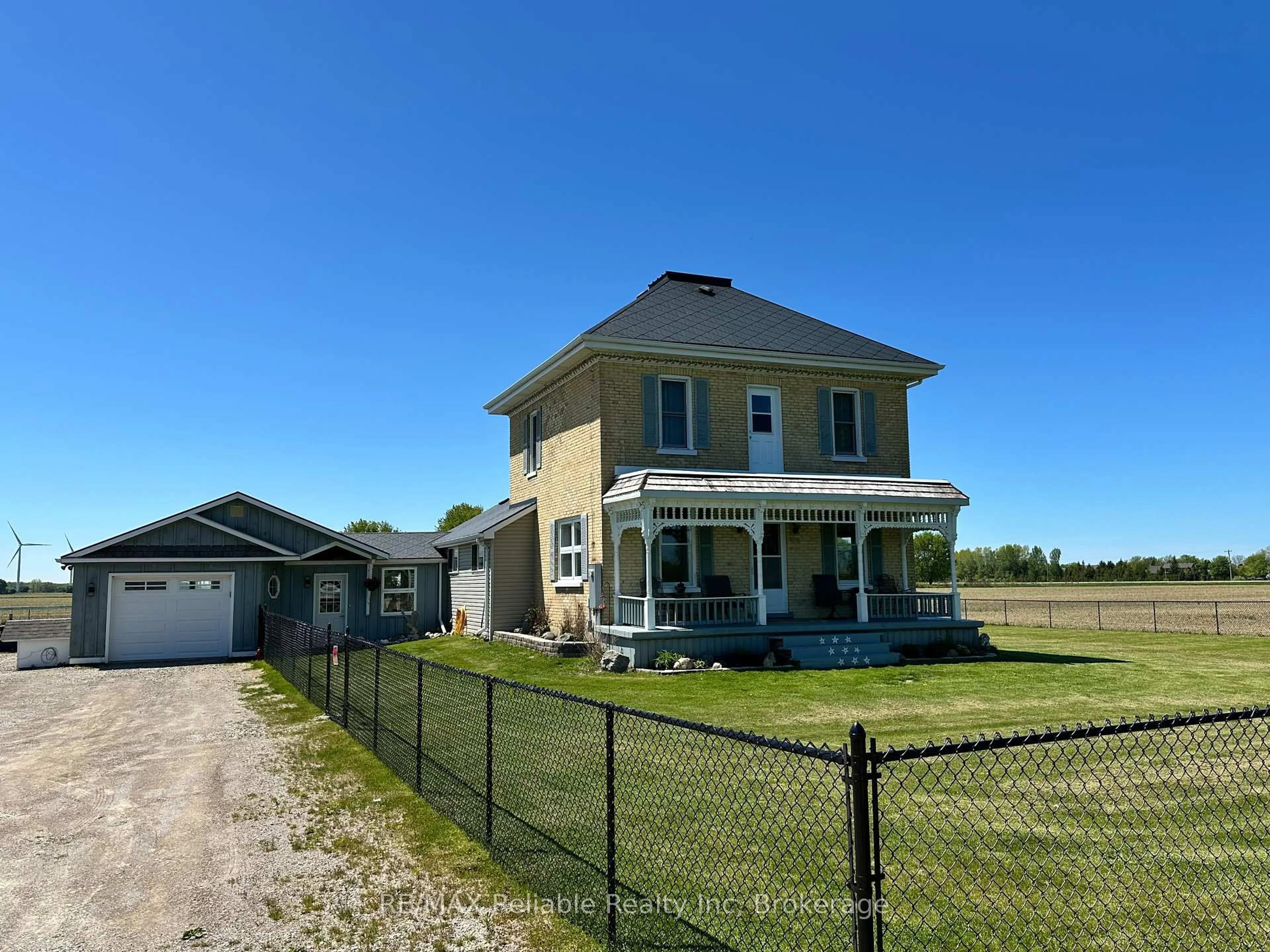 A pic from outside/outdoor area/front of a property/back of a property/a pic from drone, unknown for 34481 Hendrick Rd, Bluewater Ontario N0M 1N0