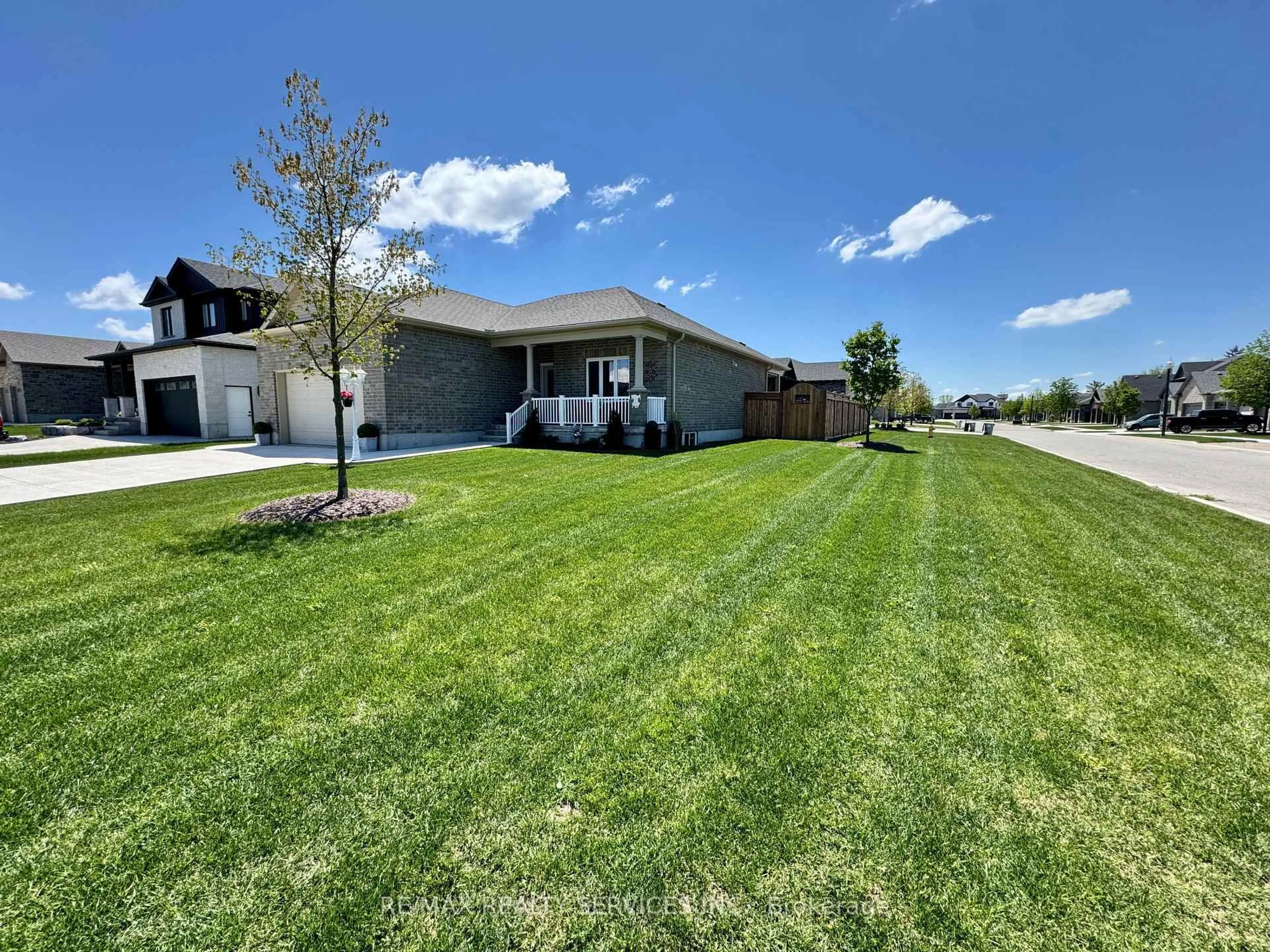 A pic from outside/outdoor area/front of a property/back of a property/a pic from drone, unknown for 255 Rogers Rd, North Perth Ontario N4W 0H3