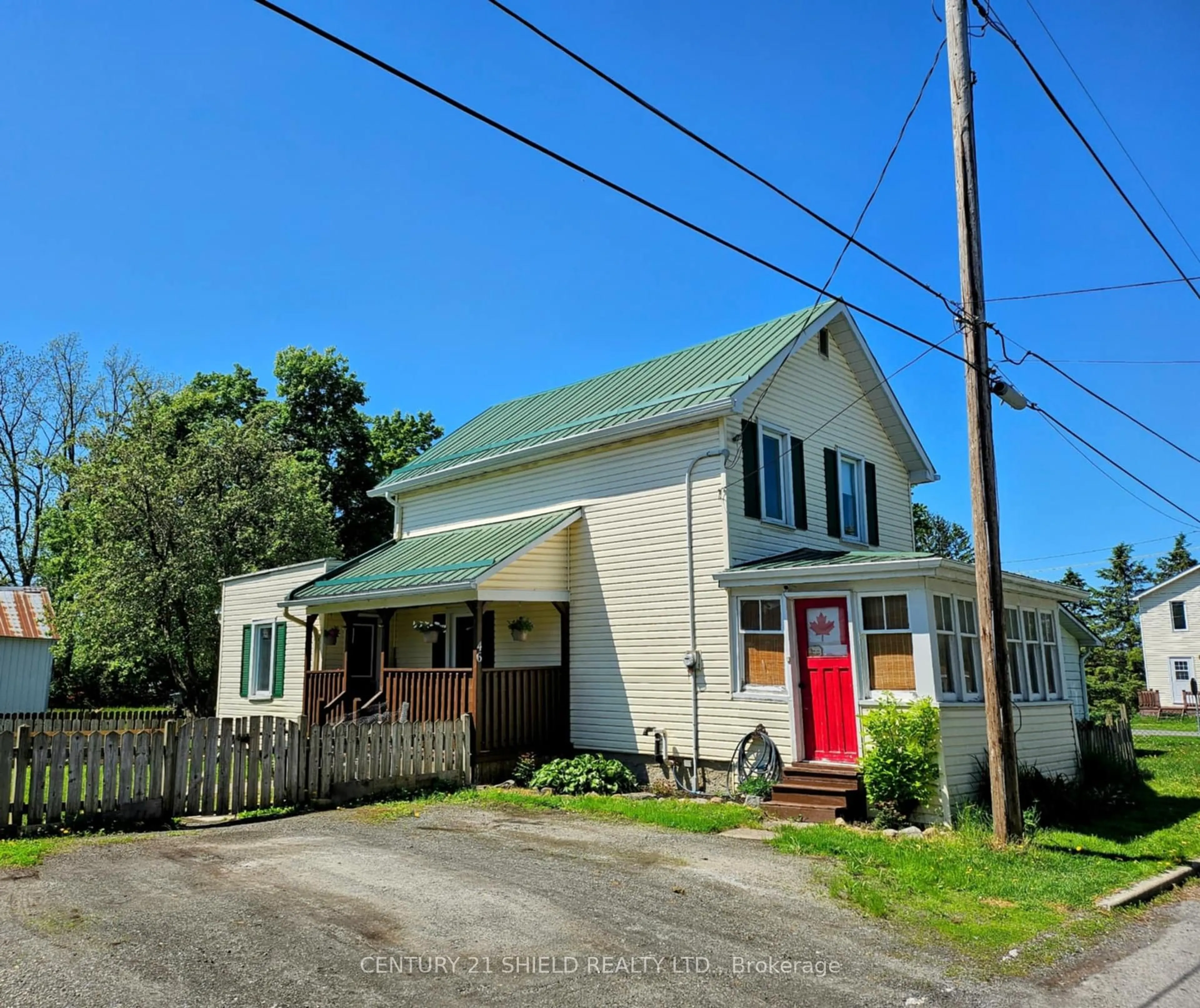A pic from outside/outdoor area/front of a property/back of a property/a pic from drone, street for 46 Joseph St, North Dundas Ontario K0C 1H0