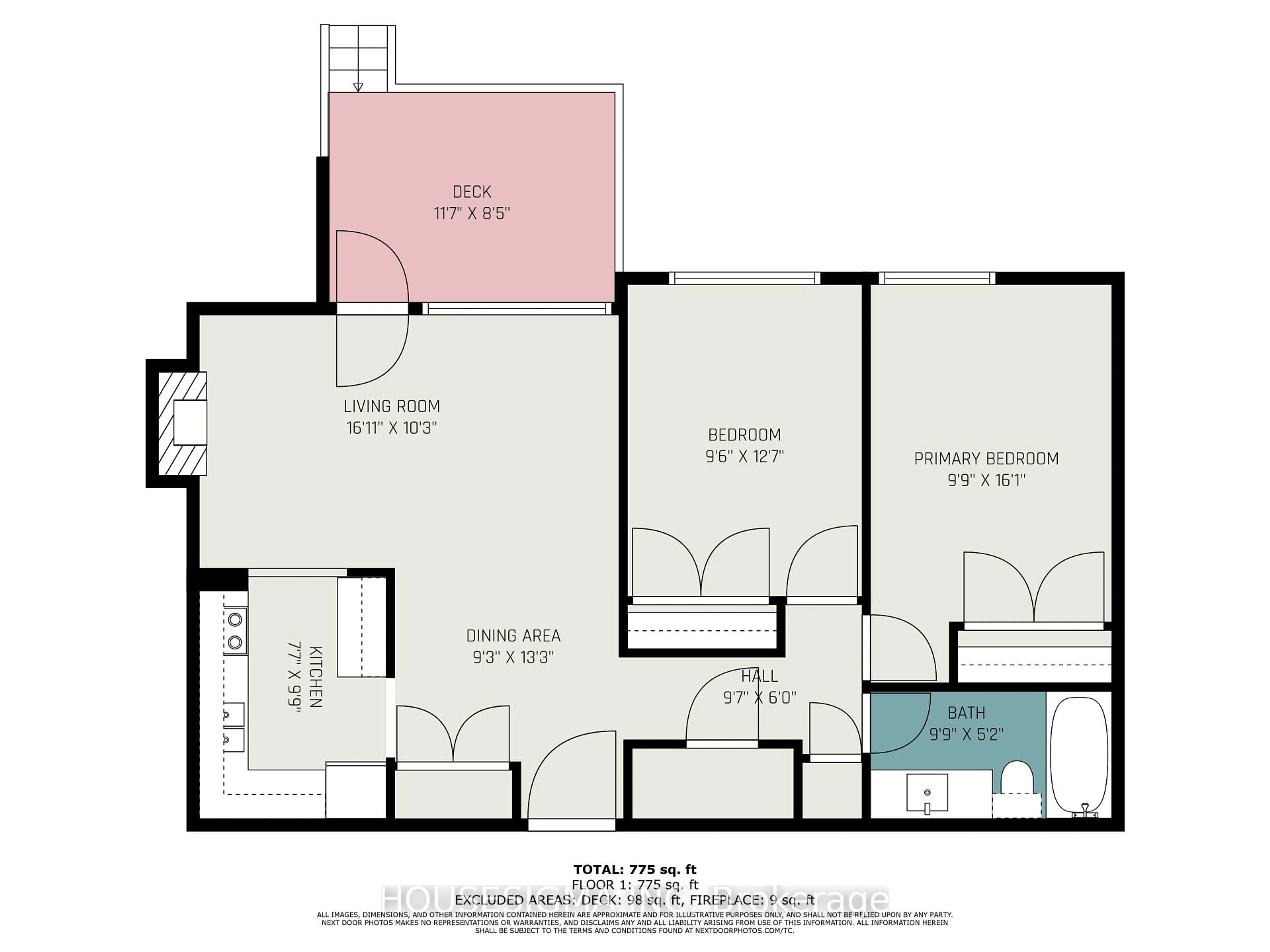 Floor plan for 915 Elmsmere Rd #113, Ottawa Ontario K1J 8H8