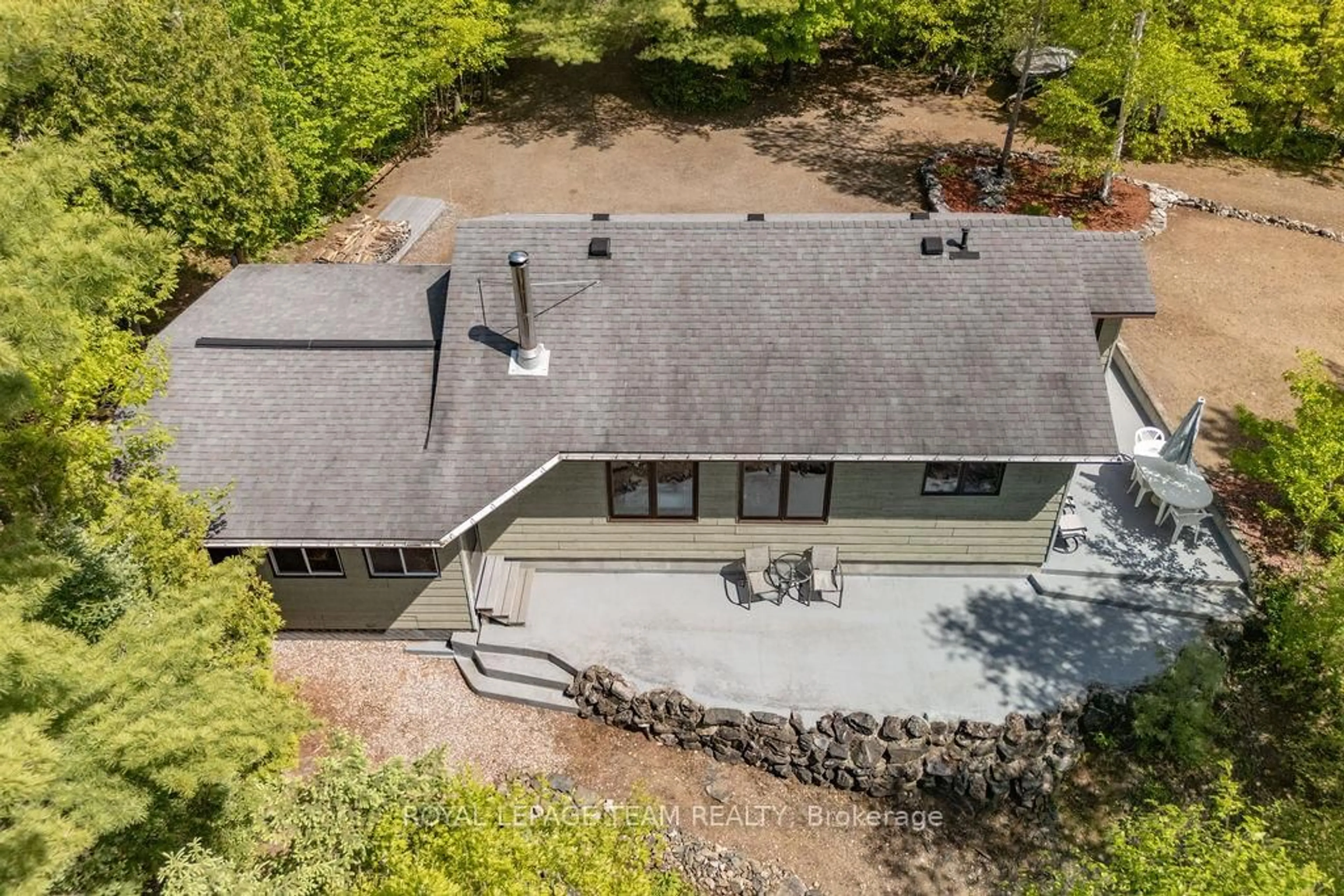 A pic from outside/outdoor area/front of a property/back of a property/a pic from drone, unknown for 861 Stones Lake Rd, Calabogie Ontario K0J 1H0