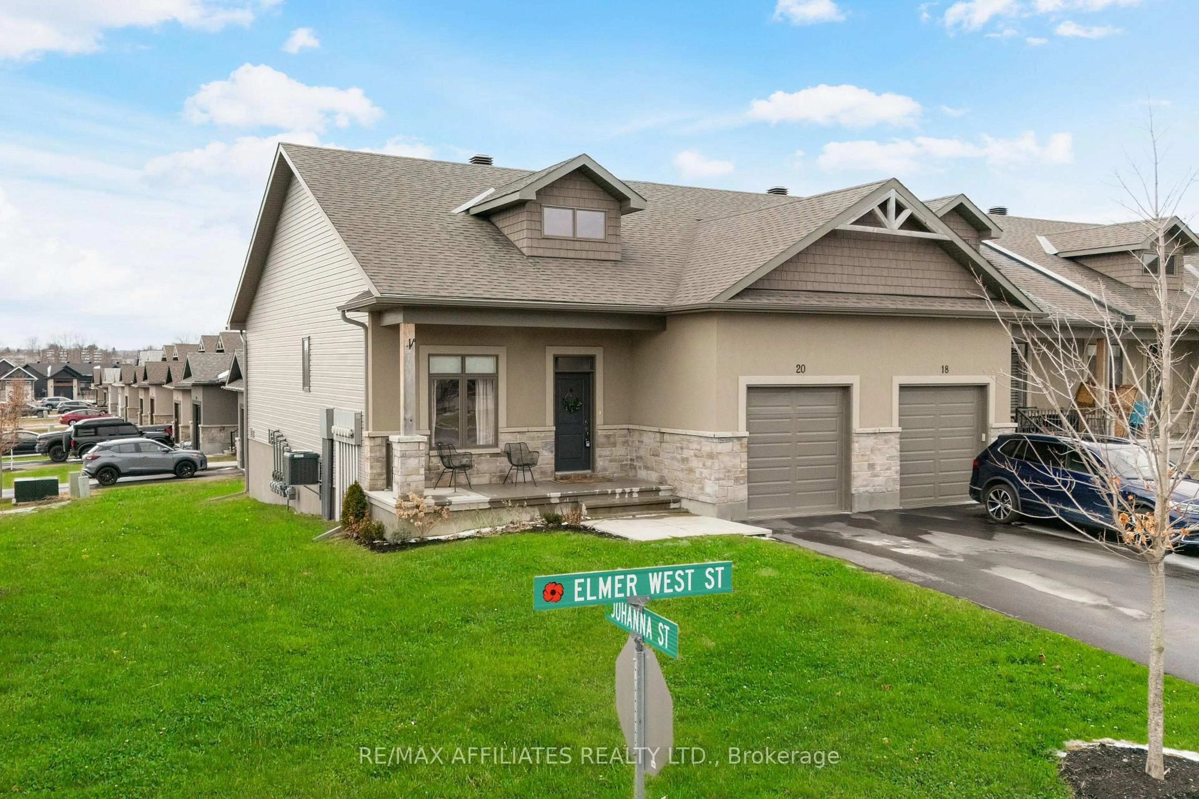 Home with vinyl exterior material, street for 20 Elmer West St, Almonte Ontario K0A 1A0