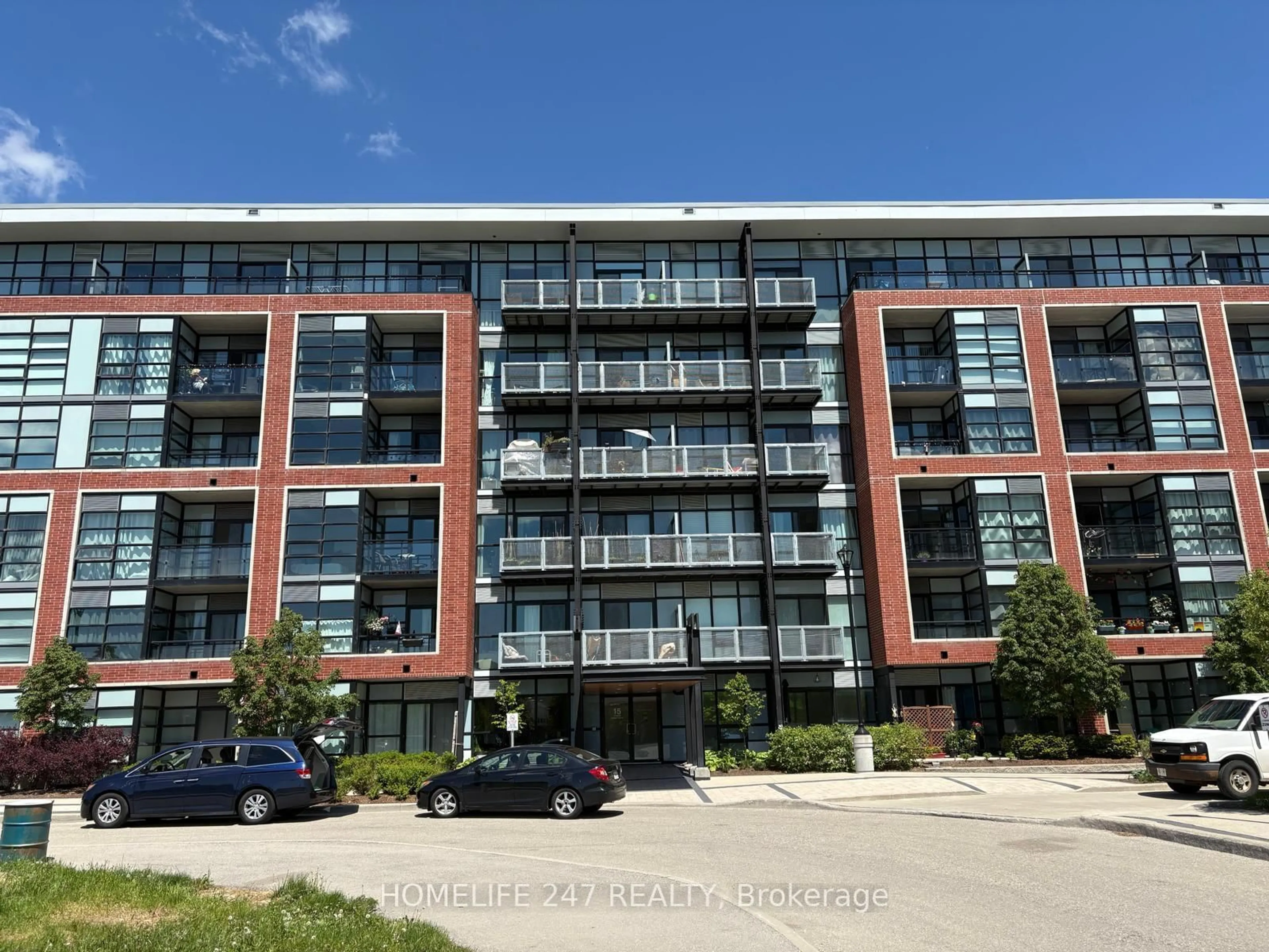 A pic from outside/outdoor area/front of a property/back of a property/a pic from drone, building for 15 Prince Albert Blvd #305, Kitchener Ontario N2H 0C2