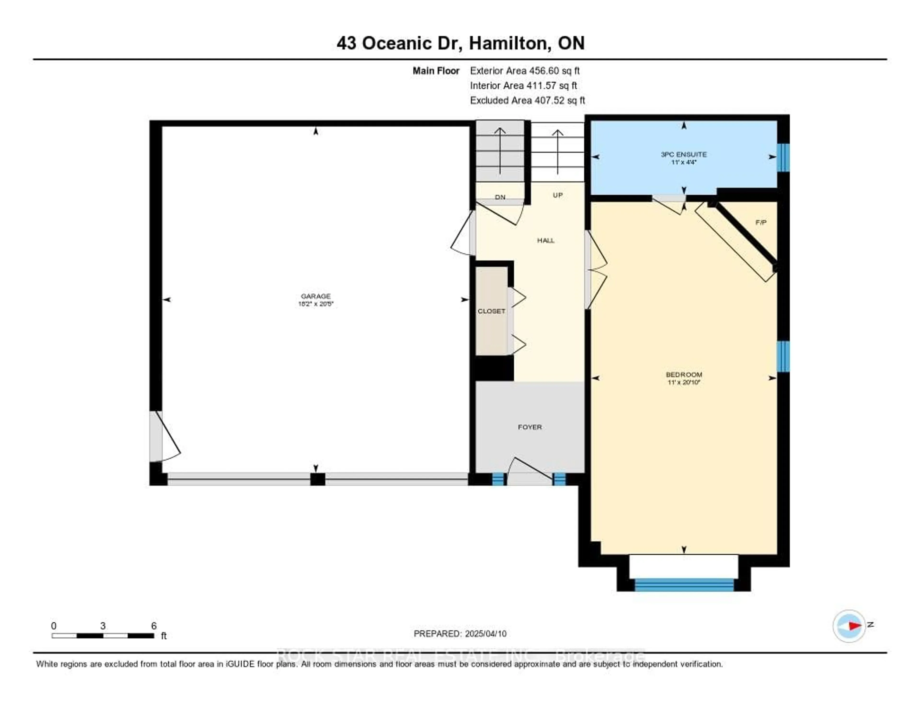 Floor plan for 43 OCEANIC Dr, Hamilton Ontario L8E 4H4