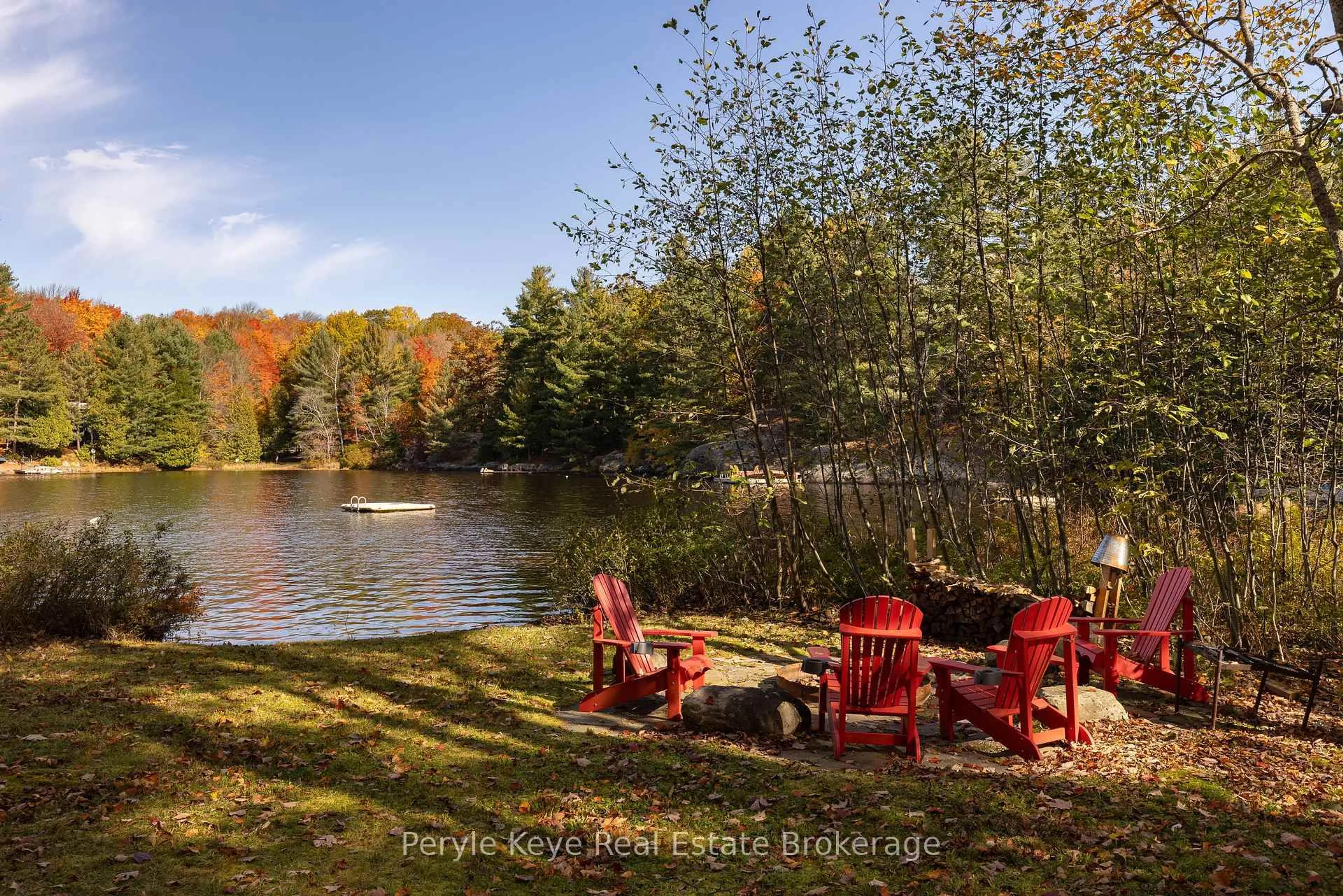 Patio, water/lake/river/ocean view for 1042 S Menominee Rd, Lake of Bays Ontario P0B 1A0