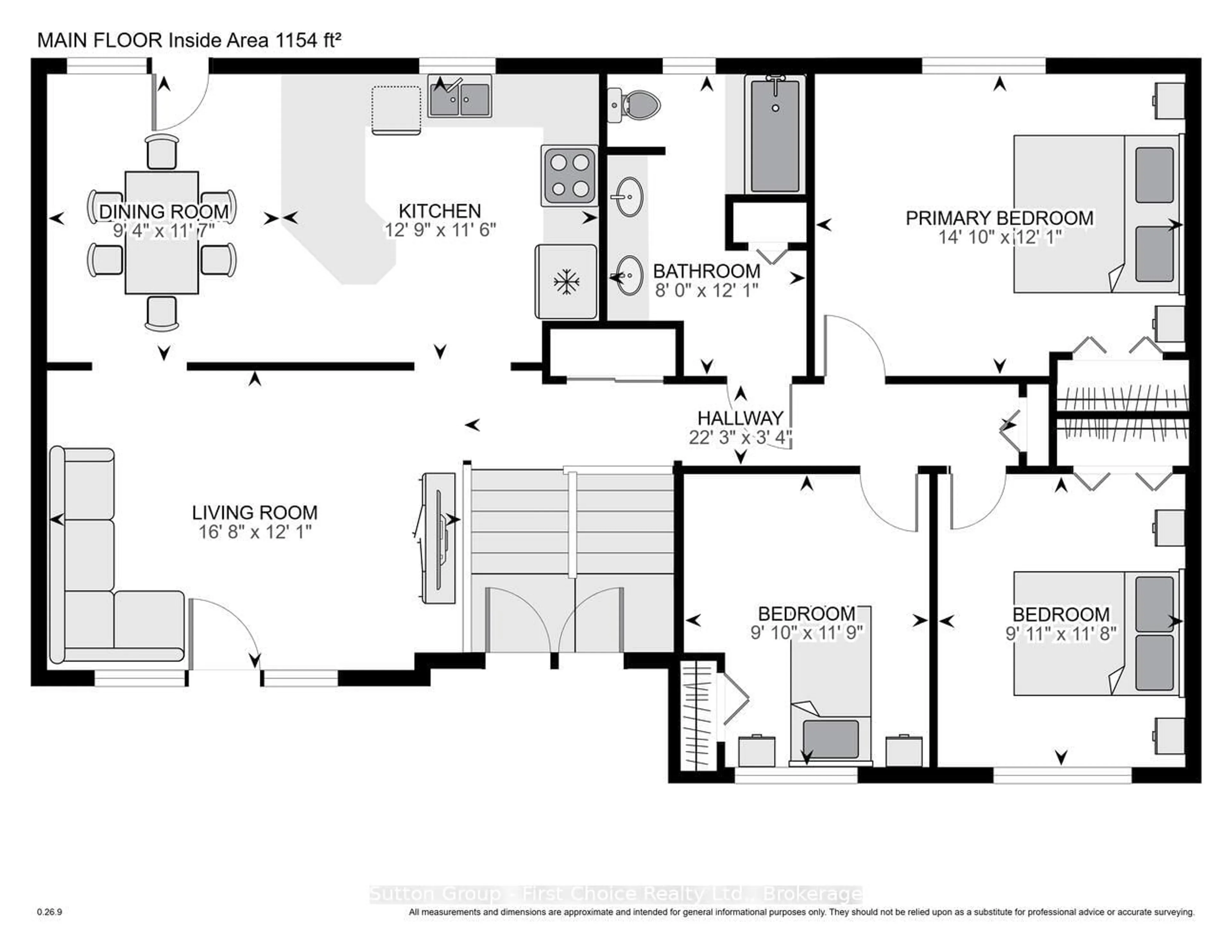 Floor plan for 136 Napier St, West Perth Ontario N0K 1N0