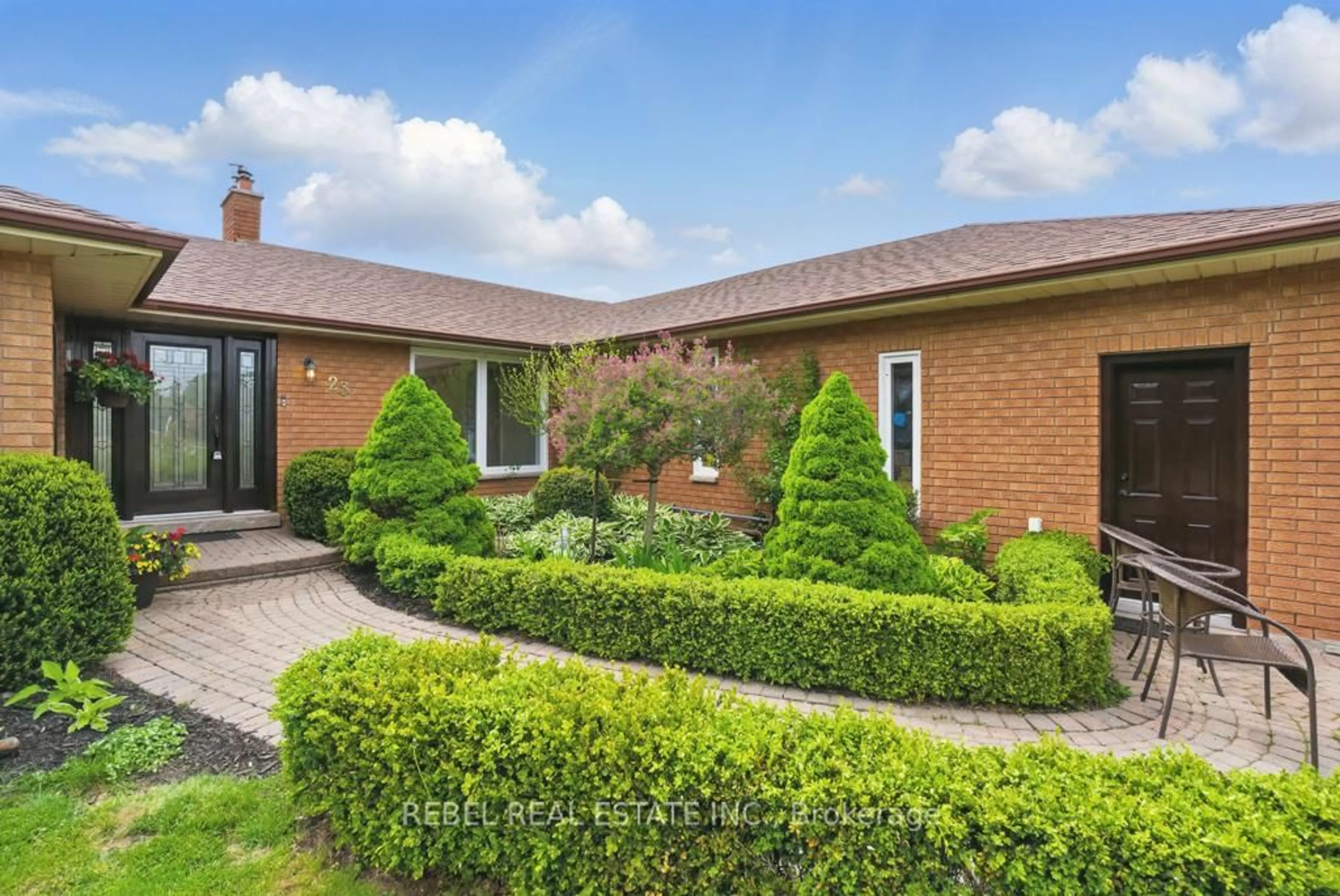 Home with brick exterior material, street for 23 Skye Valley Dr, Cobourg Ontario K9A 4J7