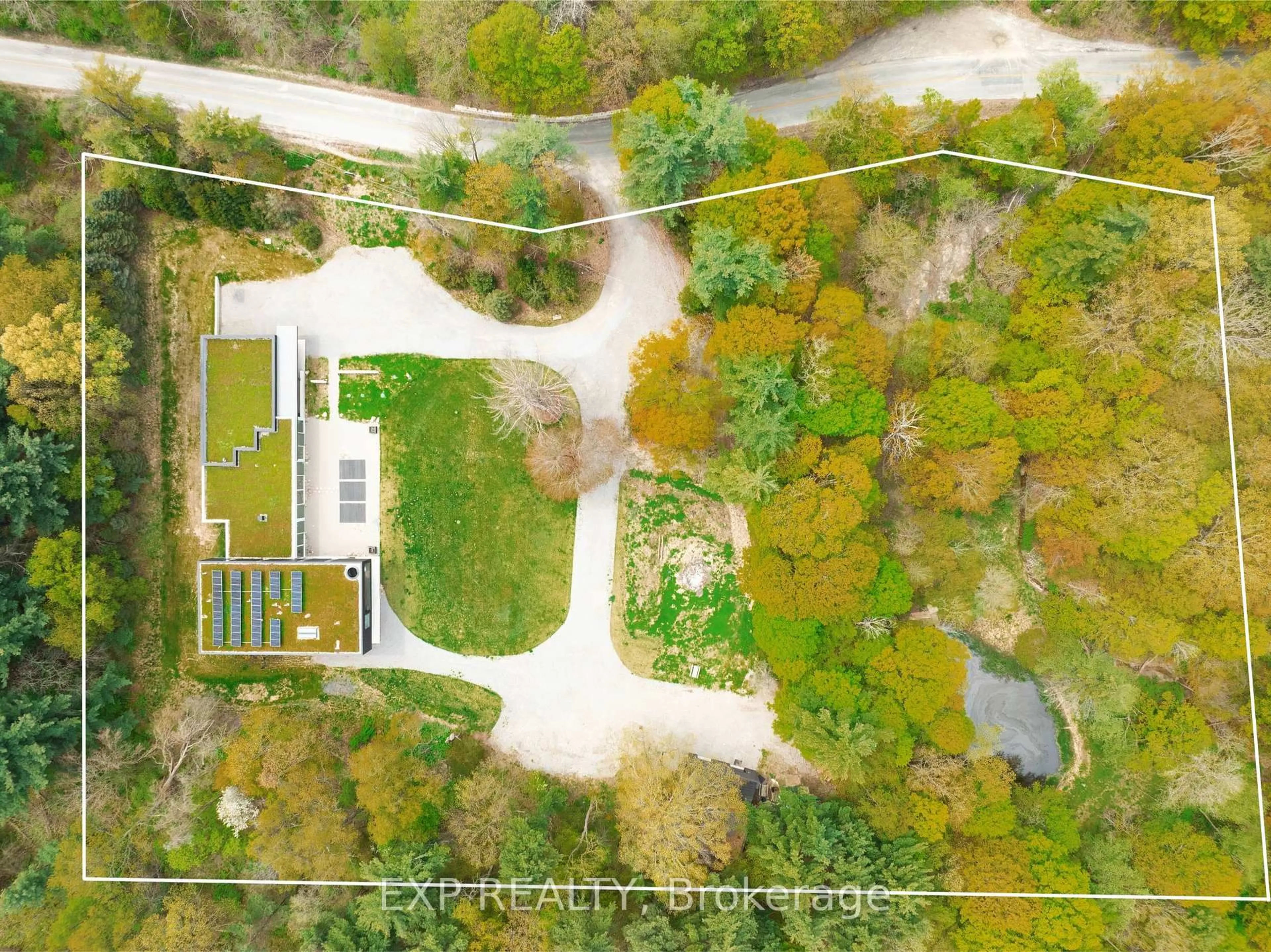 A pic from outside/outdoor area/front of a property/back of a property/a pic from drone, forest/trees view for 66 Weirs Lane, Hamilton Ontario L9H 5E3