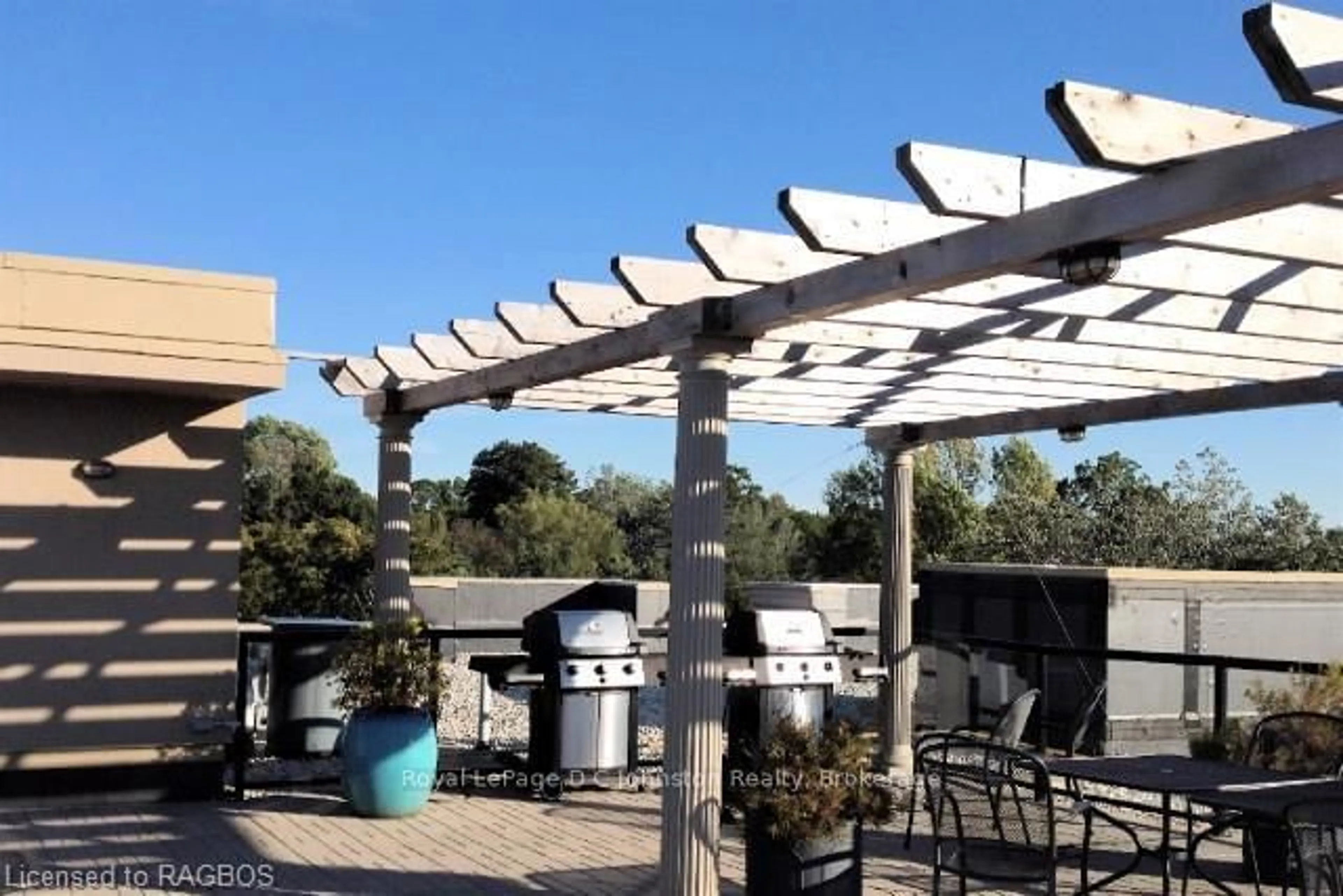 Patio, water/lake/river/ocean view for 221 Adelaide St #202, Saugeen Shores Ontario N0H 2L0