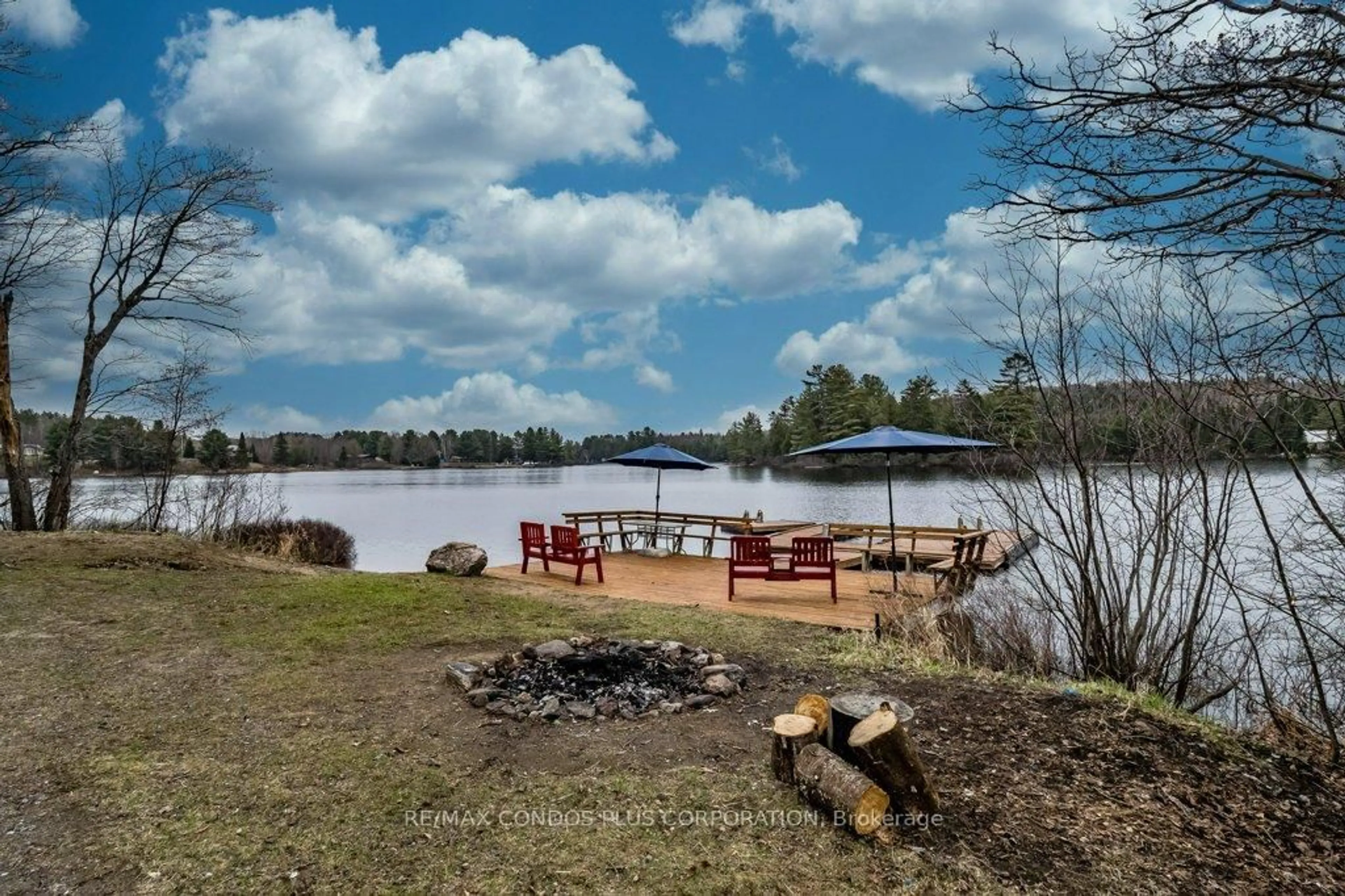 Patio, water/lake/river/ocean view for 2341 Brady Lake Rd, Minden Hills Ontario K0M 2K0