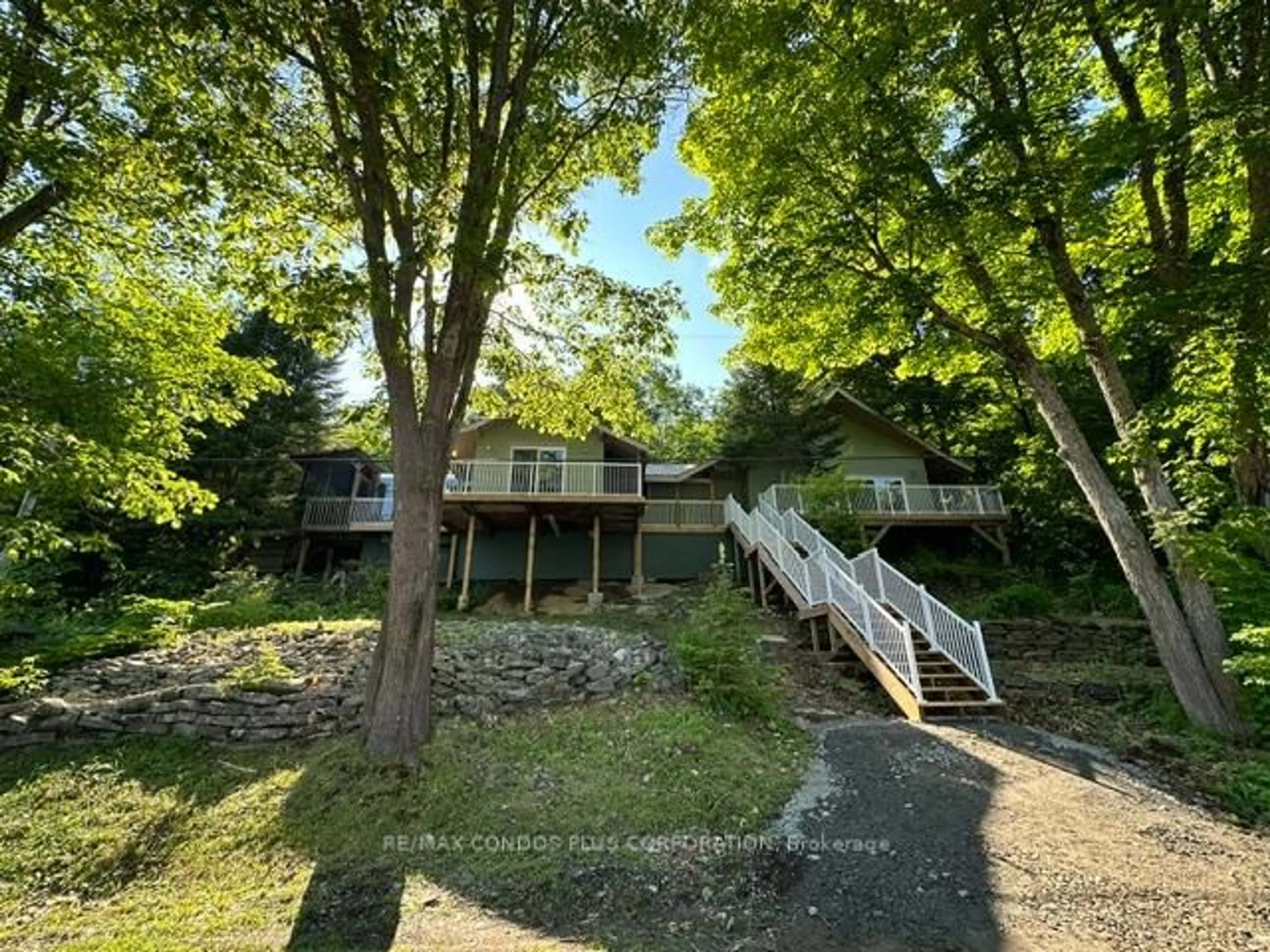 A pic from outside/outdoor area/front of a property/back of a property/a pic from drone, unknown for 2341 Brady Lake Rd, Minden Hills Ontario K0M 2K0