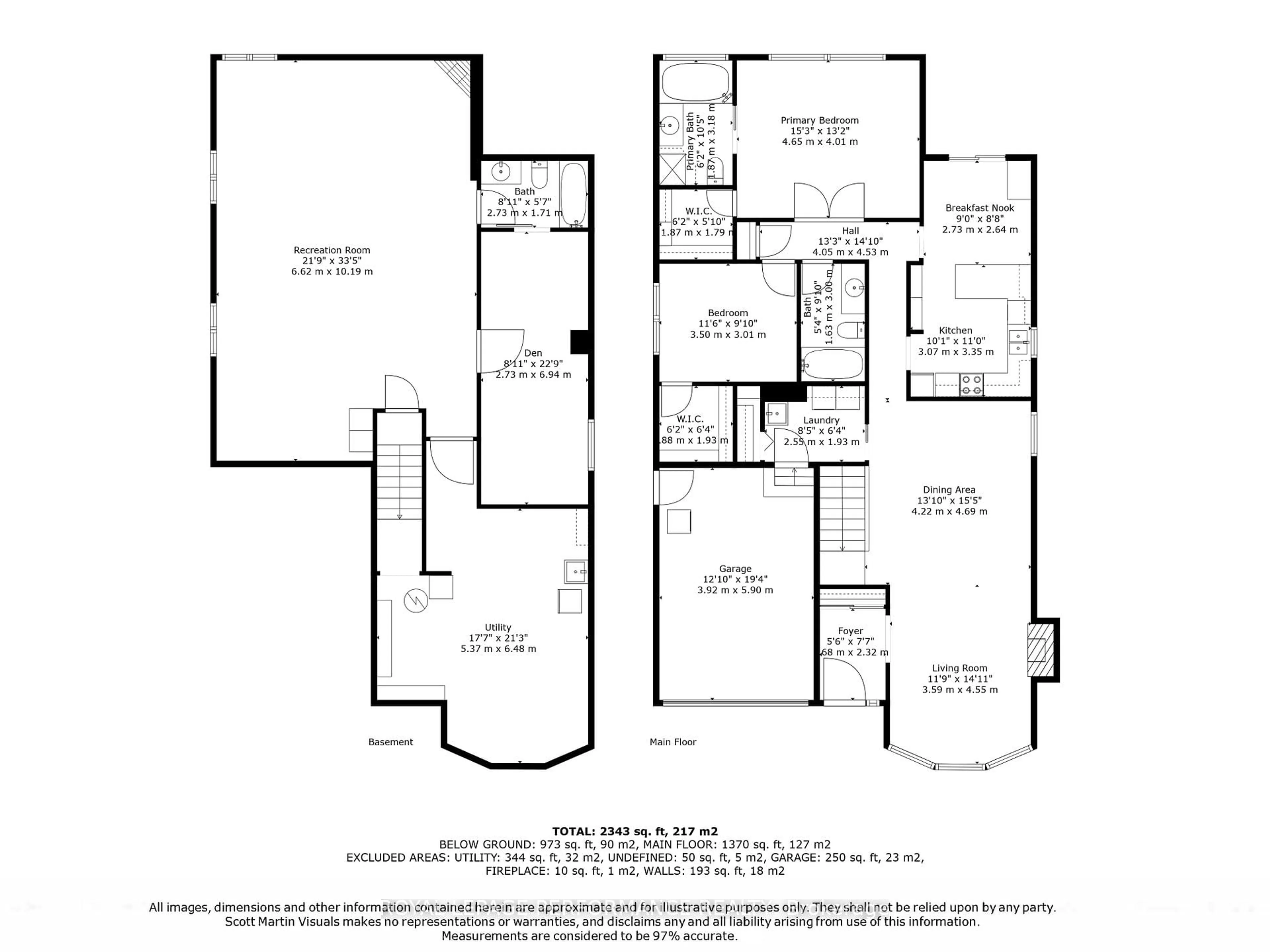 Floor plan for 1921 Schroeder Cres, Ottawa Ontario K4A 4P8