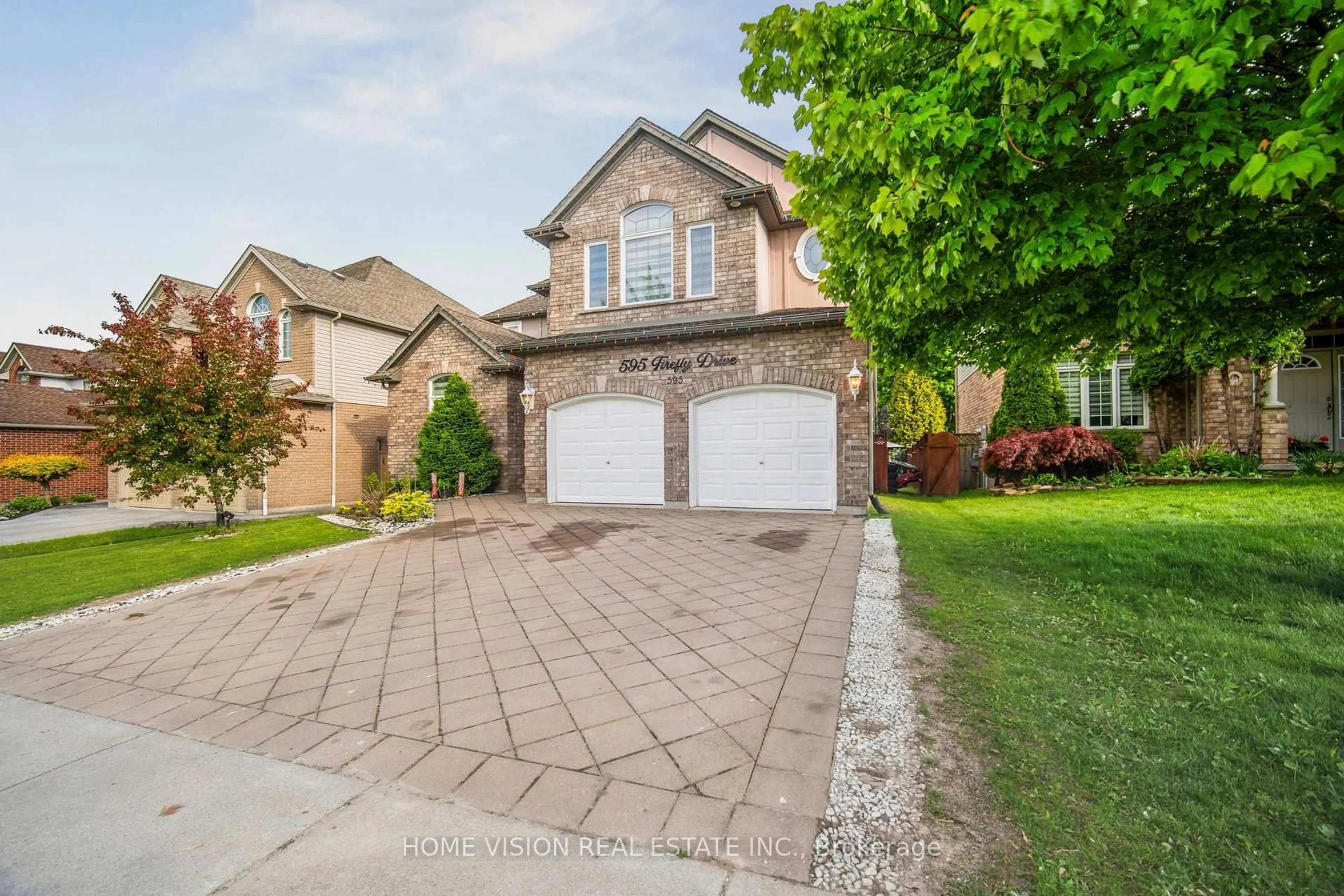 Home with brick exterior material, street for 595 Firefly Dr, London North Ontario N5X 0E2