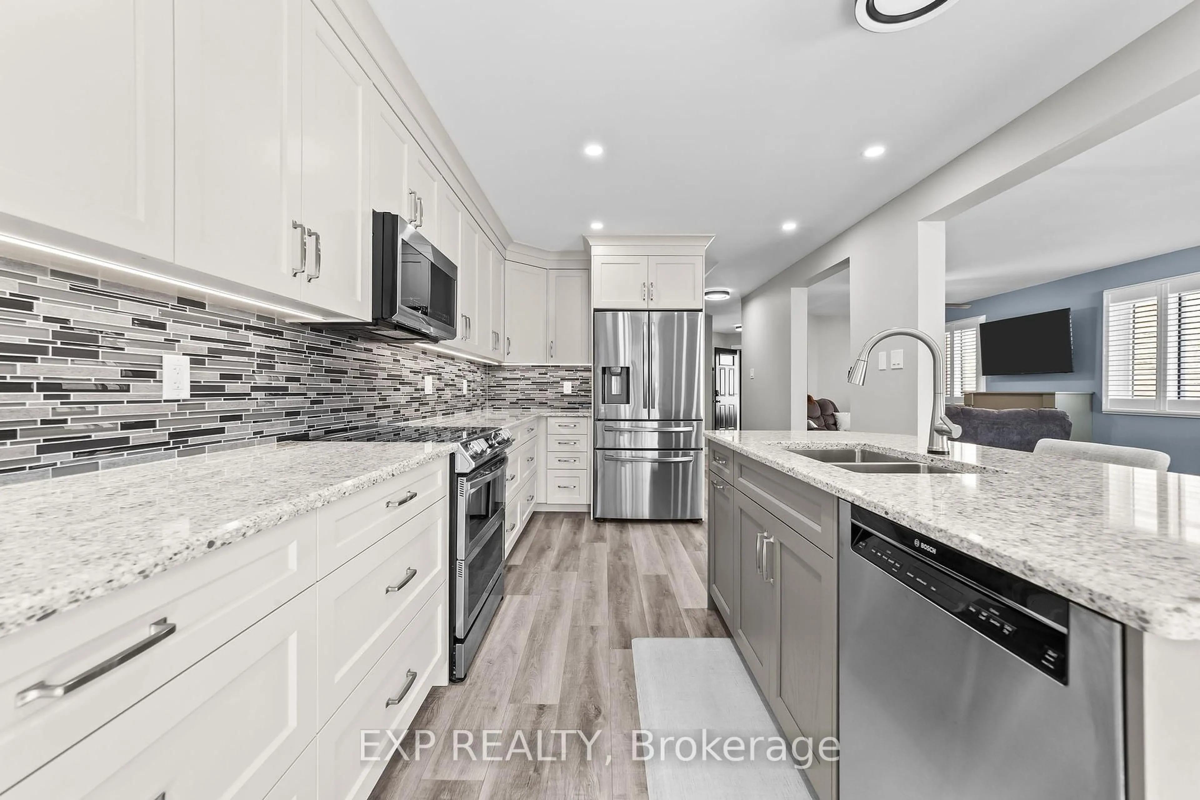 Contemporary kitchen, ceramic/tile floor for 673 SPRUCEWOOD Dr, London North Ontario N5X 4L5