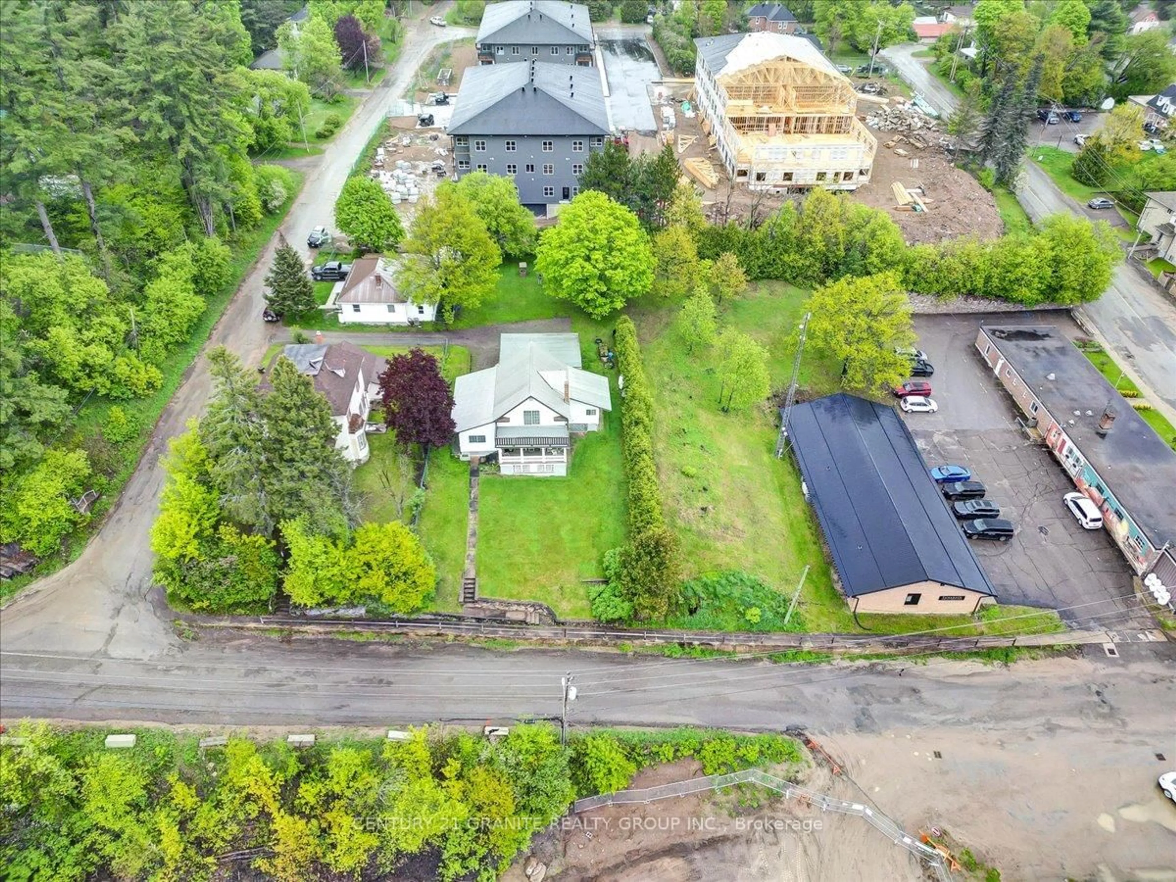 A pic from outside/outdoor area/front of a property/back of a property/a pic from drone, street for 7 Cleak Ave, Bancroft Ontario K0L 1C0
