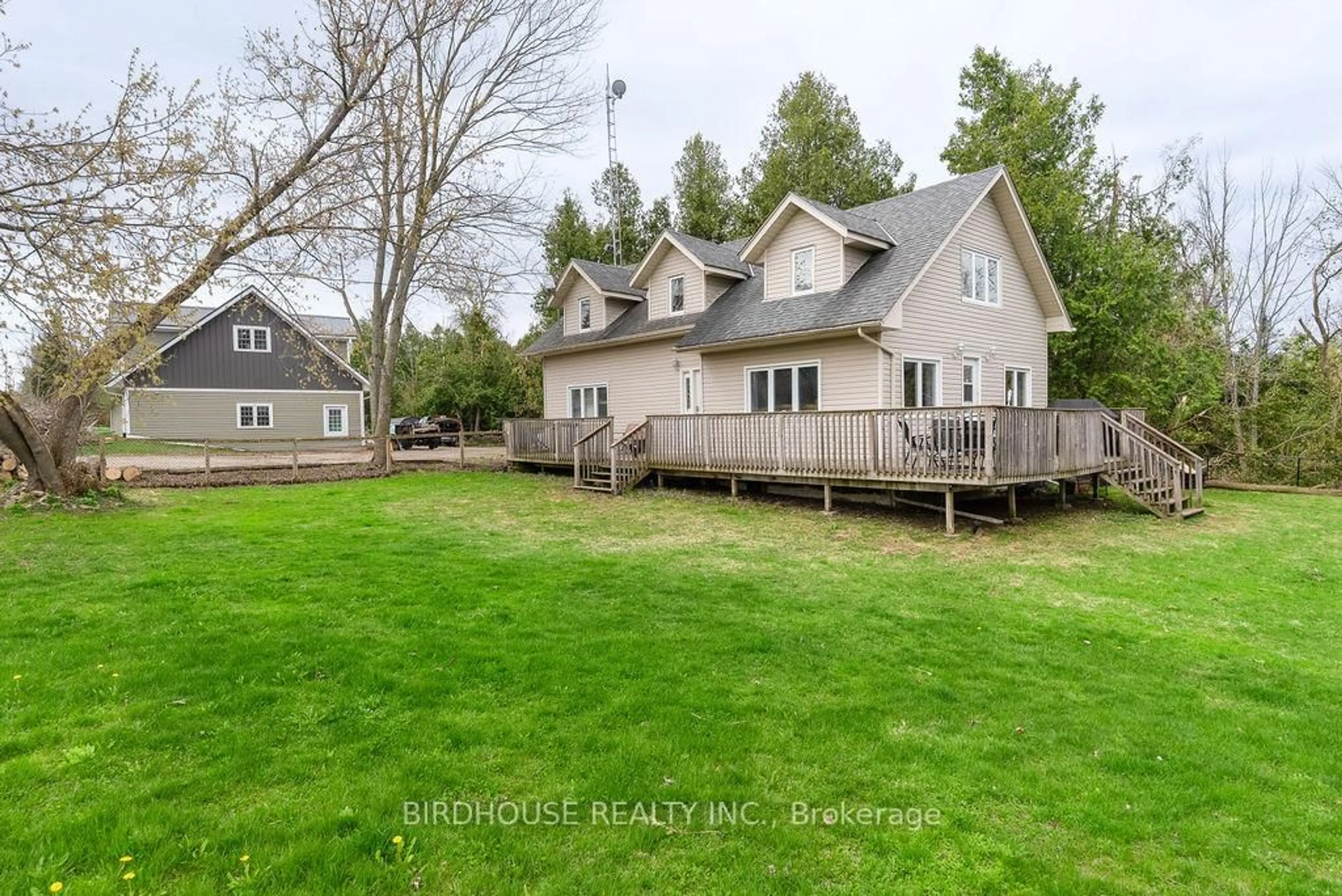 A pic from outside/outdoor area/front of a property/back of a property/a pic from drone, water/lake/river/ocean view for 1393 Killarney Bay Rd, Kawartha Lakes Ontario K0M 1G0
