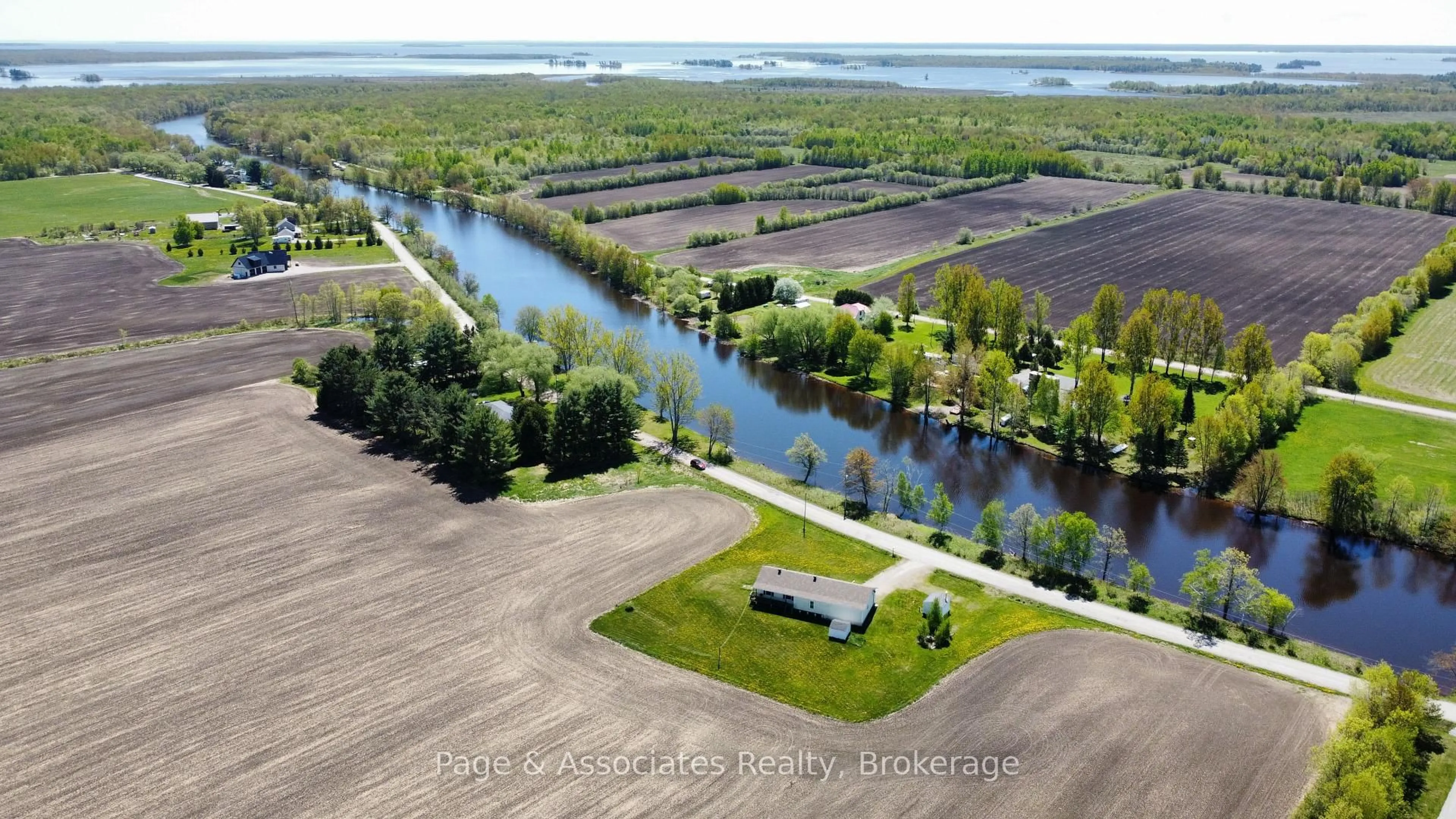 A pic from outside/outdoor area/front of a property/back of a property/a pic from drone, water/lake/river/ocean view for 103 Veuve River Rd, West Nipissing Ontario P0H 2M0