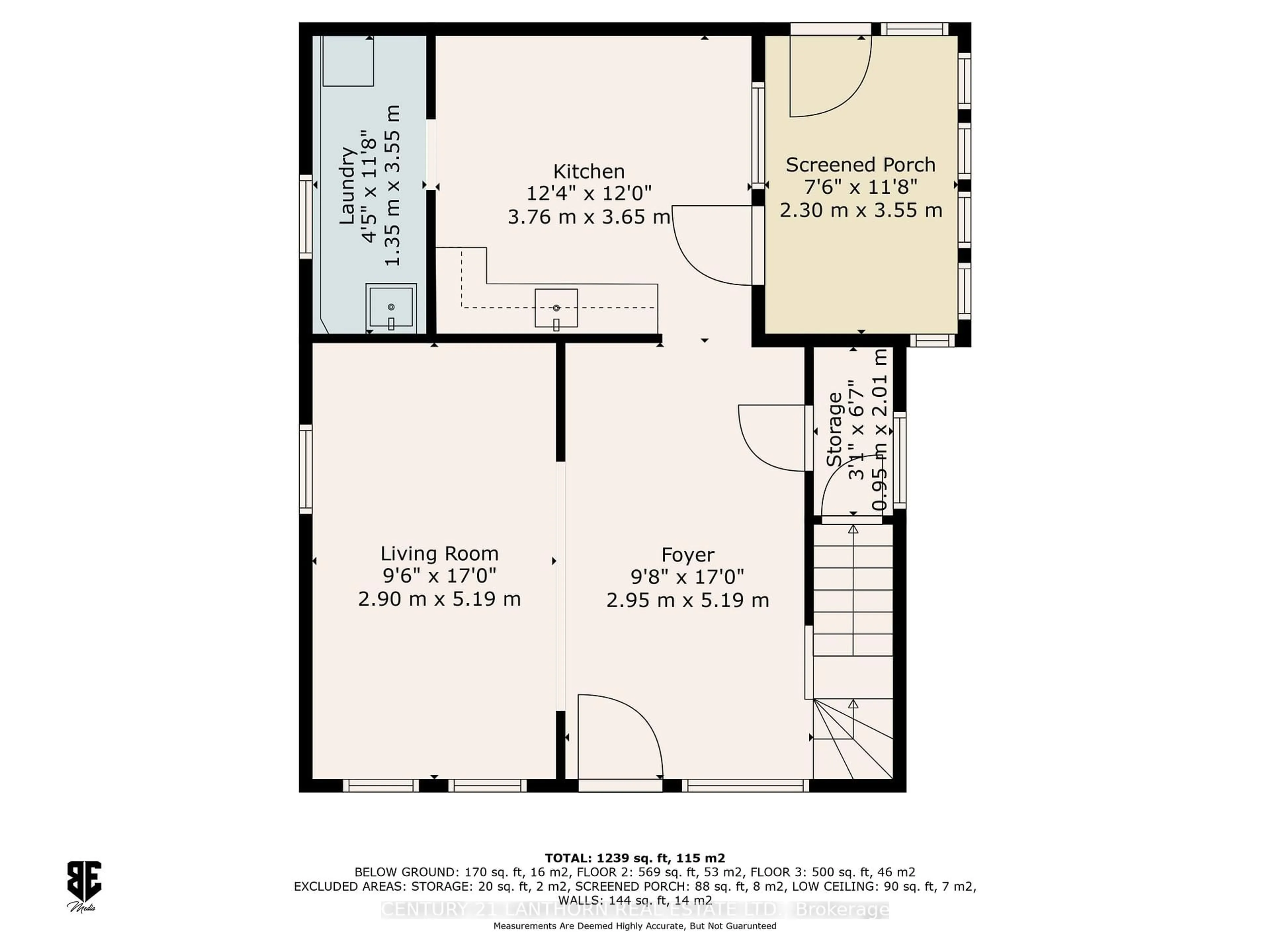 Floor plan for 75 West St, Quinte West Ontario K8V 2L9