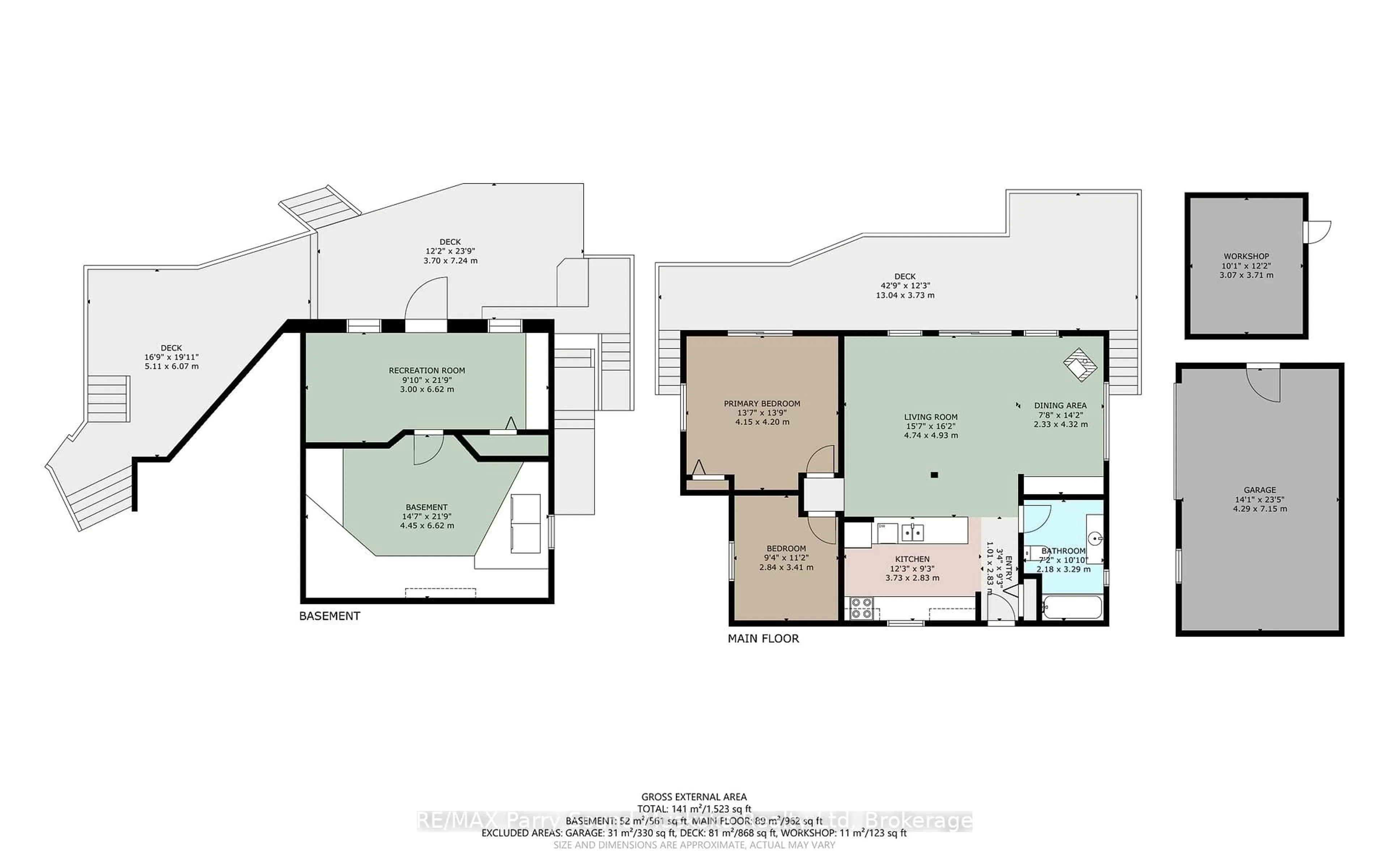 Floor plan for 213 Dunchurch Estates Rd, Whitestone Ontario P0A 1G0