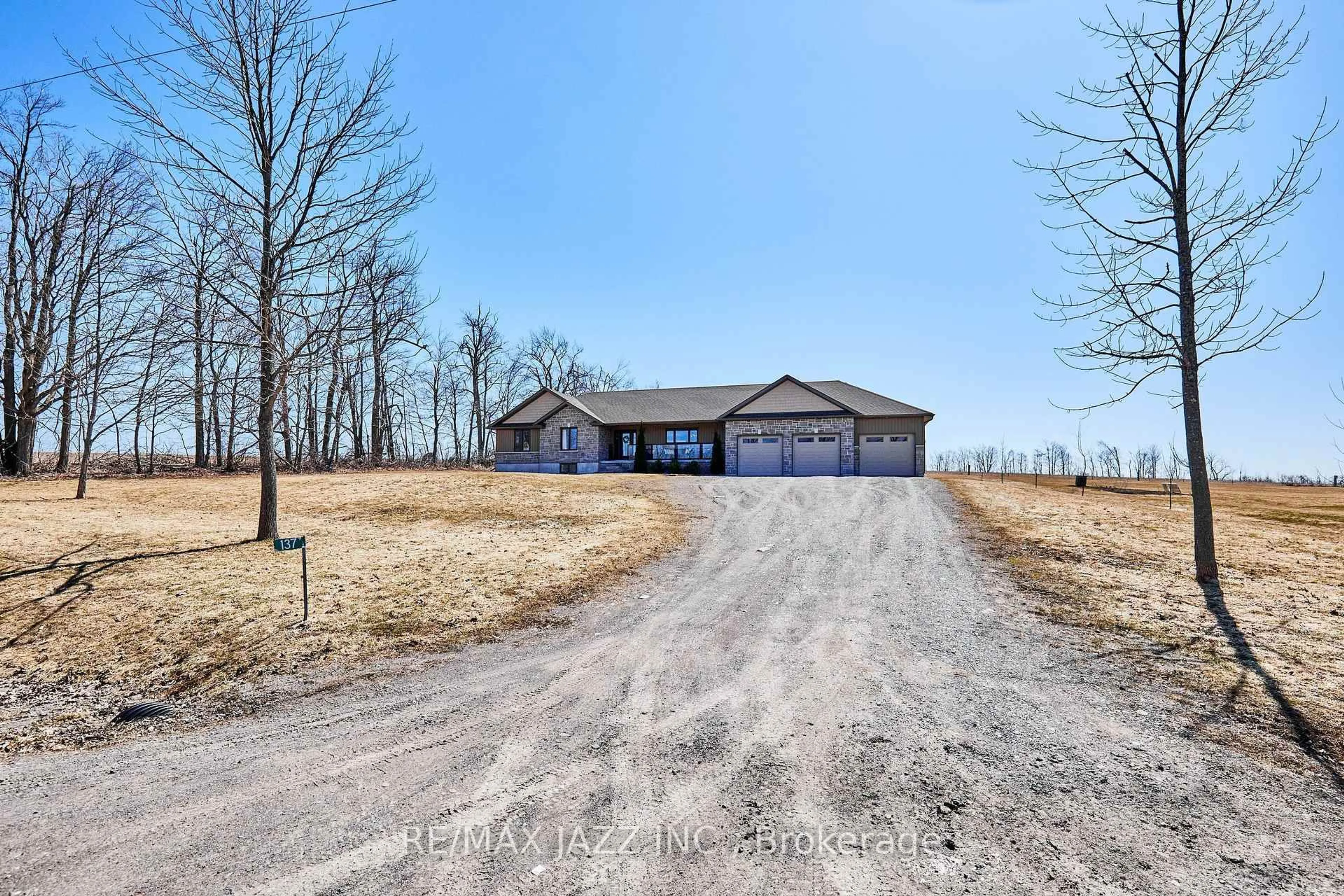 A pic from outside/outdoor area/front of a property/back of a property/a pic from drone, unknown for 137 Sharpe Line, Cavan Monaghan Ontario L0A 1C0