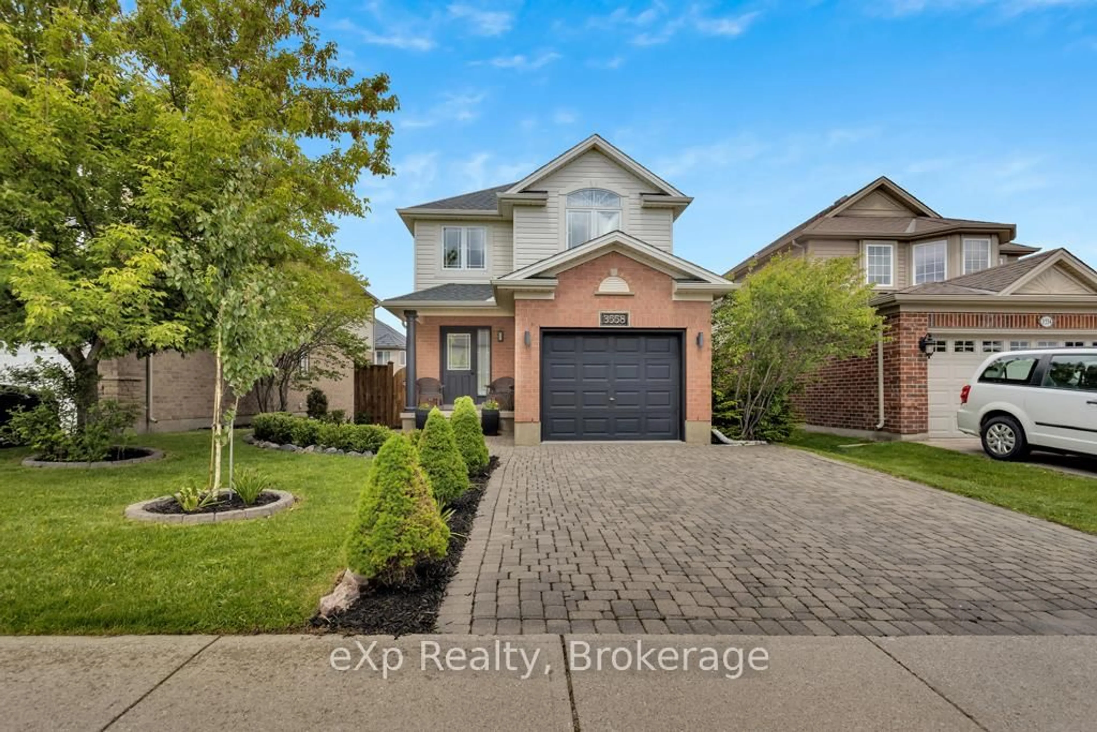 Home with brick exterior material, street for 3558 Legendary Dr, London South Ontario N6L 0A3
