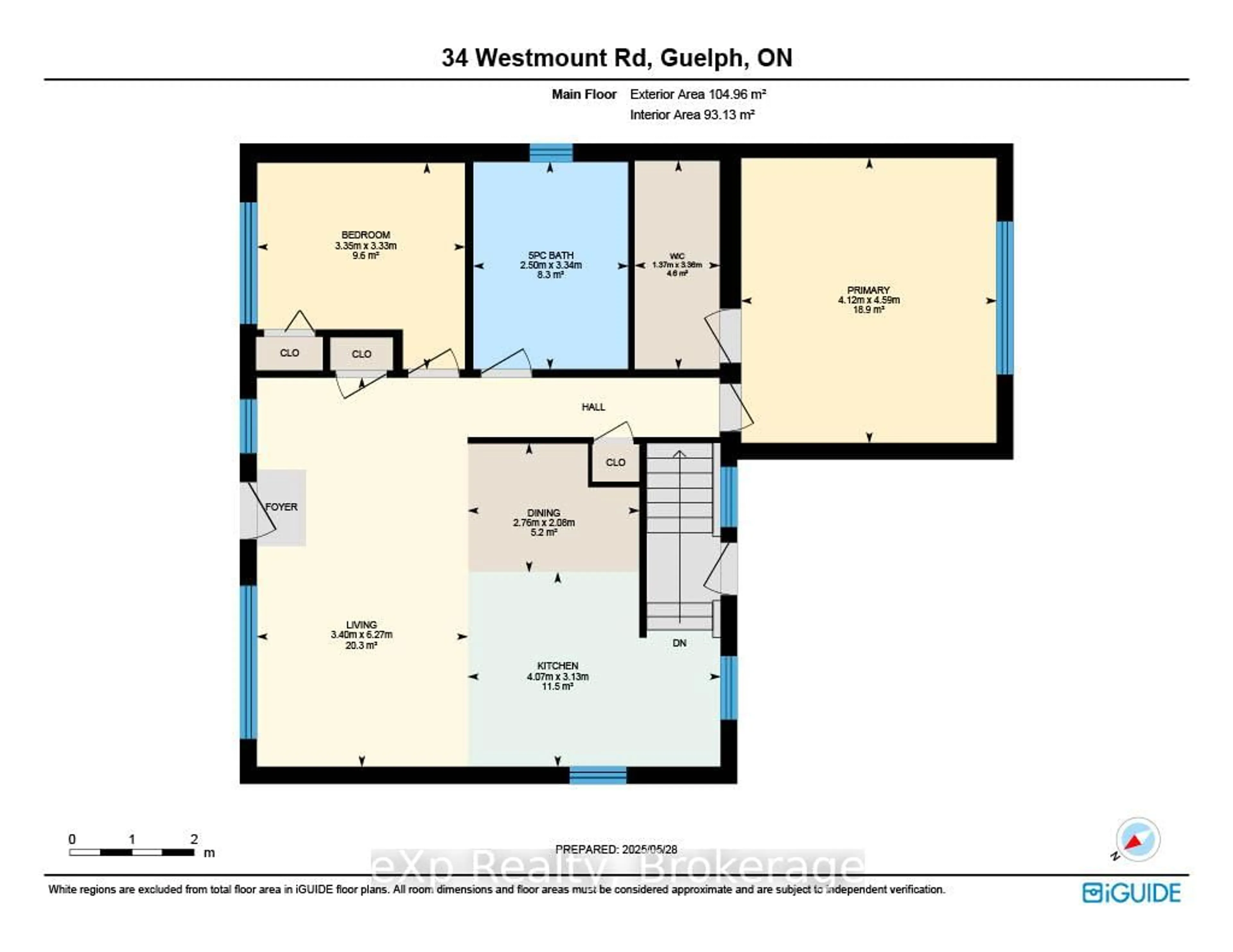 Floor plan for 34 Westmount Rd, Guelph Ontario N1H 5H5