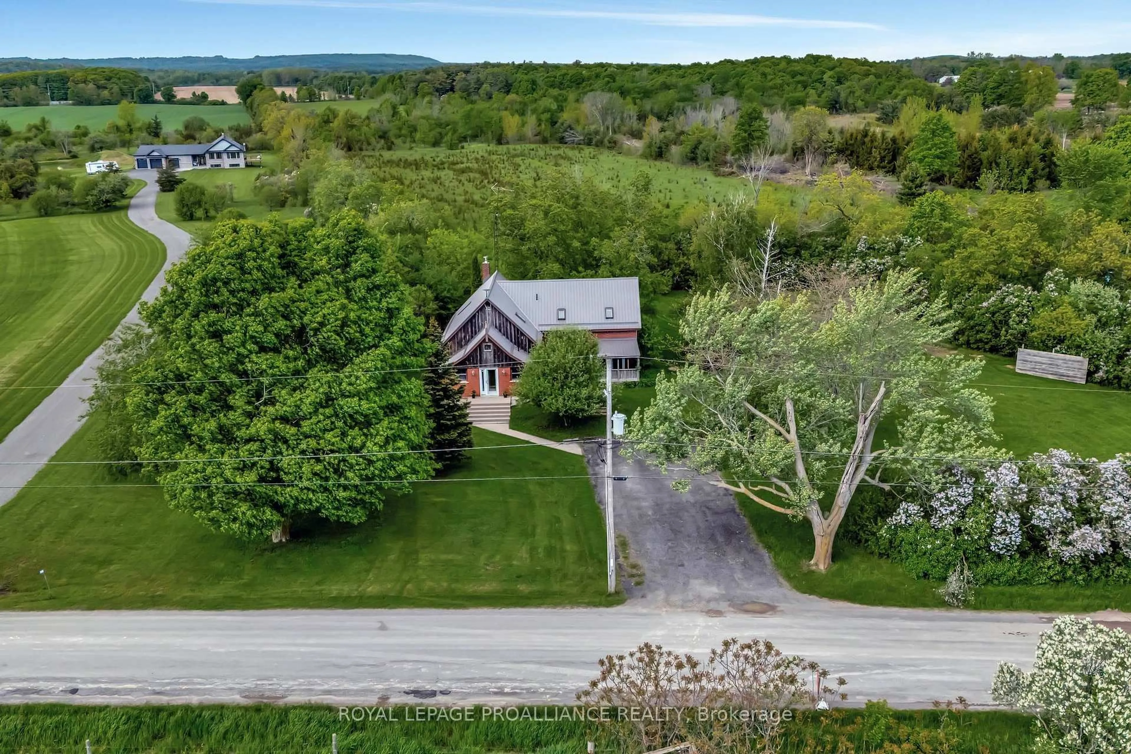 A pic from outside/outdoor area/front of a property/back of a property/a pic from drone, unknown for 294 English Settlement Rd, Trenton Ontario K8V 5P7