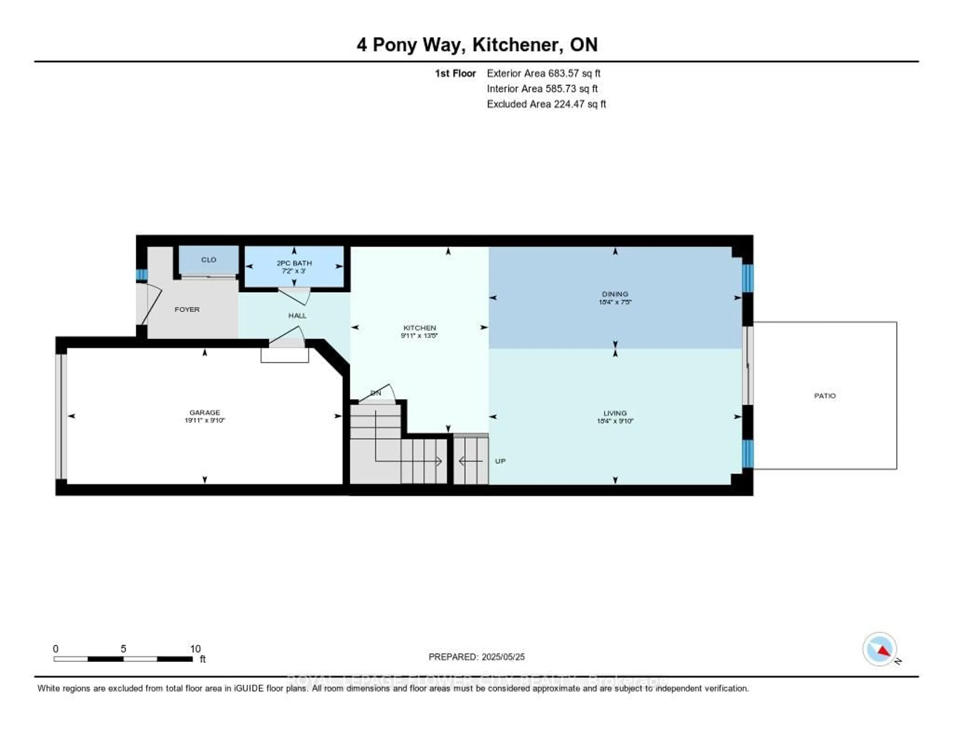 Floor plan for 4 Pony Way, Kitchener Ontario N2R 1R2