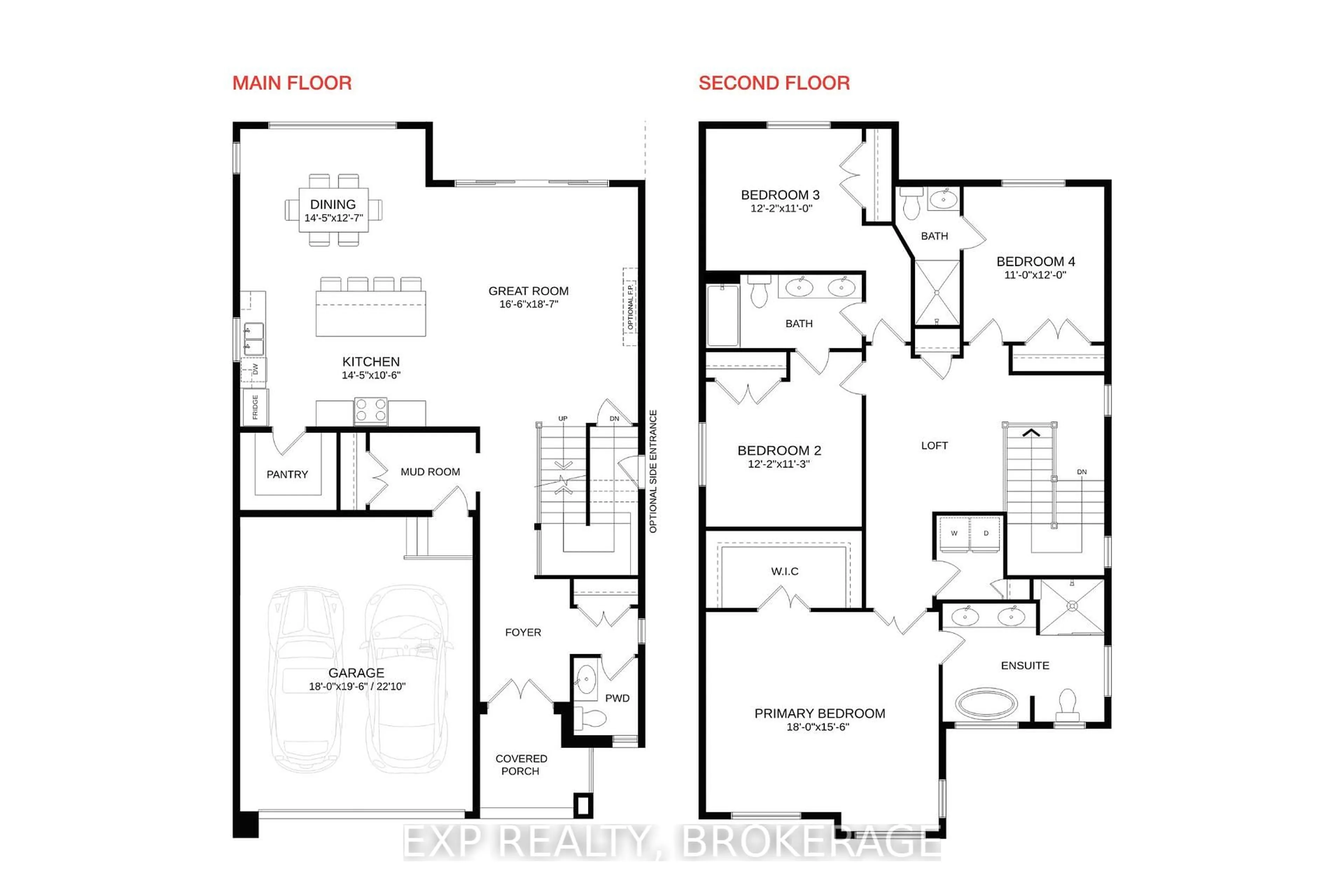 Floor plan for 28 WESTFIELD Dr, Loyalist Ontario K7N 0C6