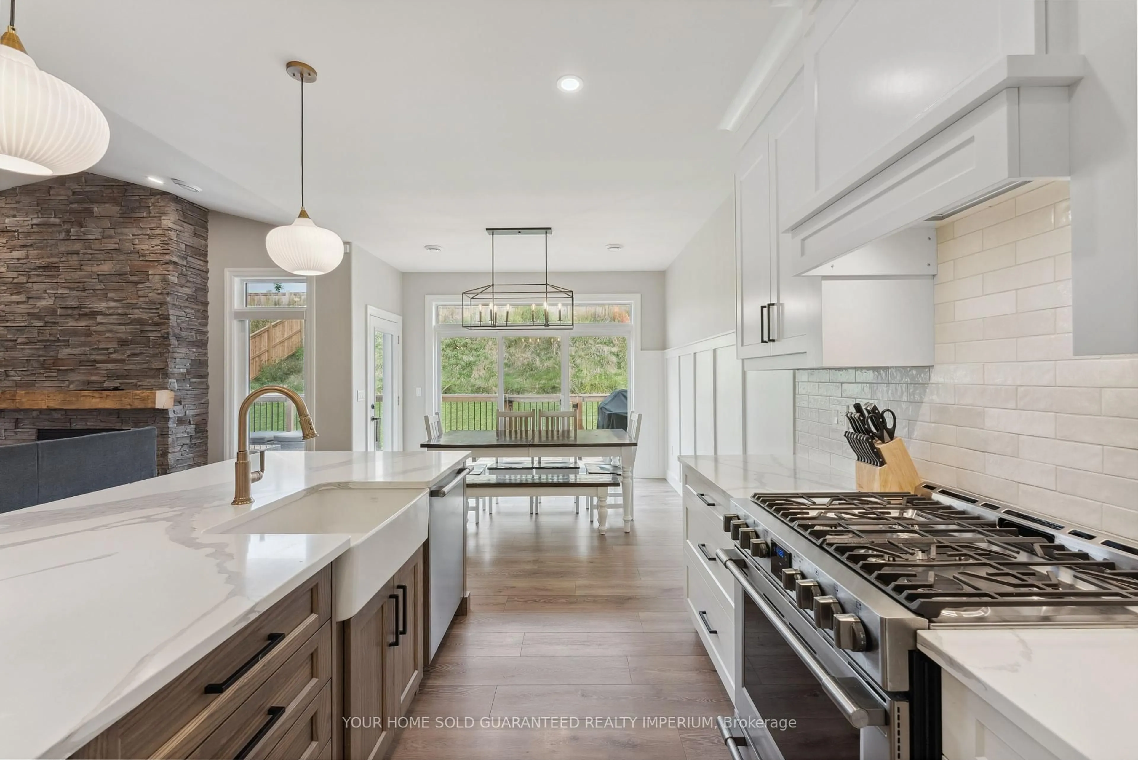 Open concept kitchen, ceramic/tile floor for 31 Schmidt Way, Ingleside Ontario K8V 5P4