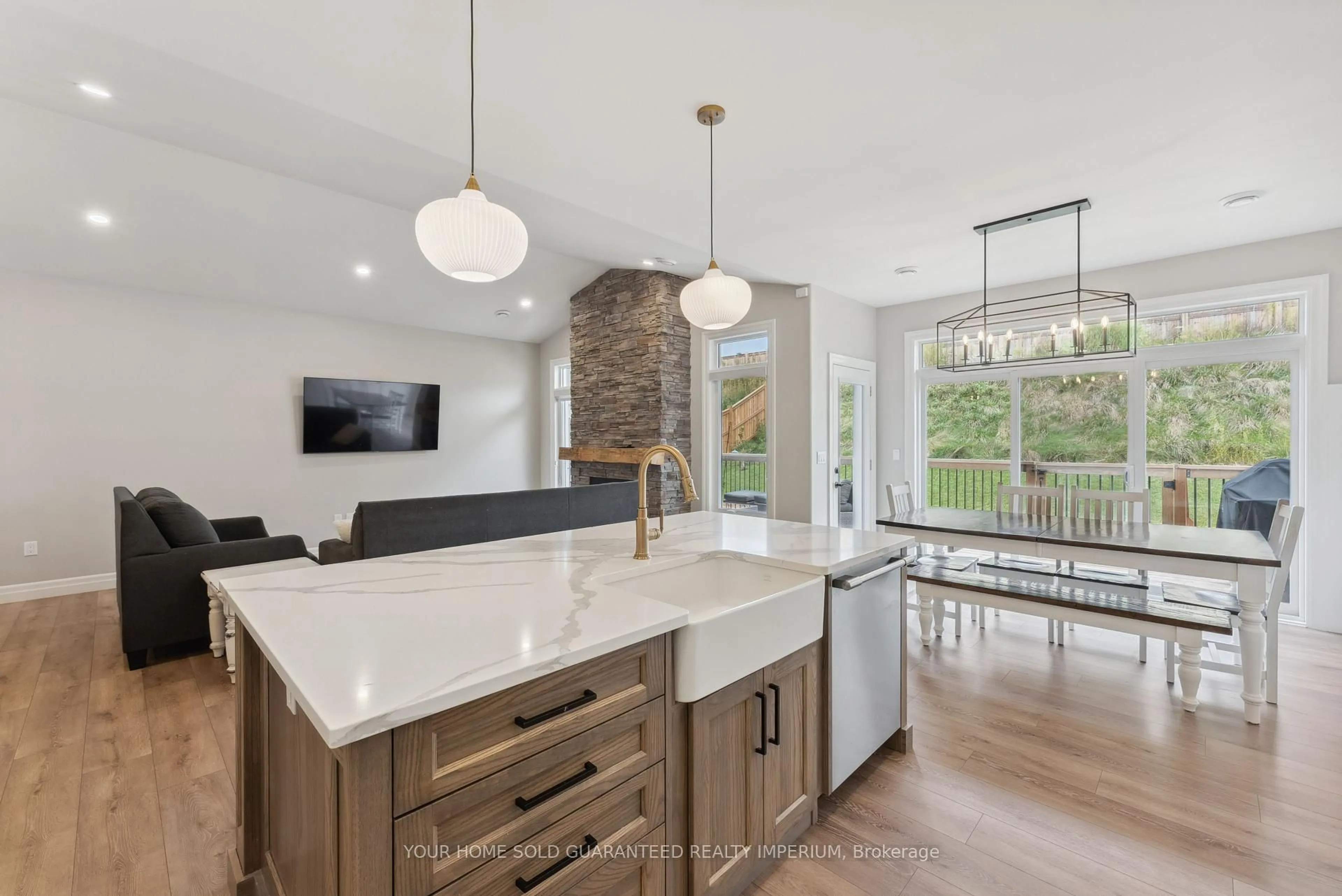 Open concept kitchen, ceramic/tile floor for 31 Schmidt Way, Ingleside Ontario K8V 5P4