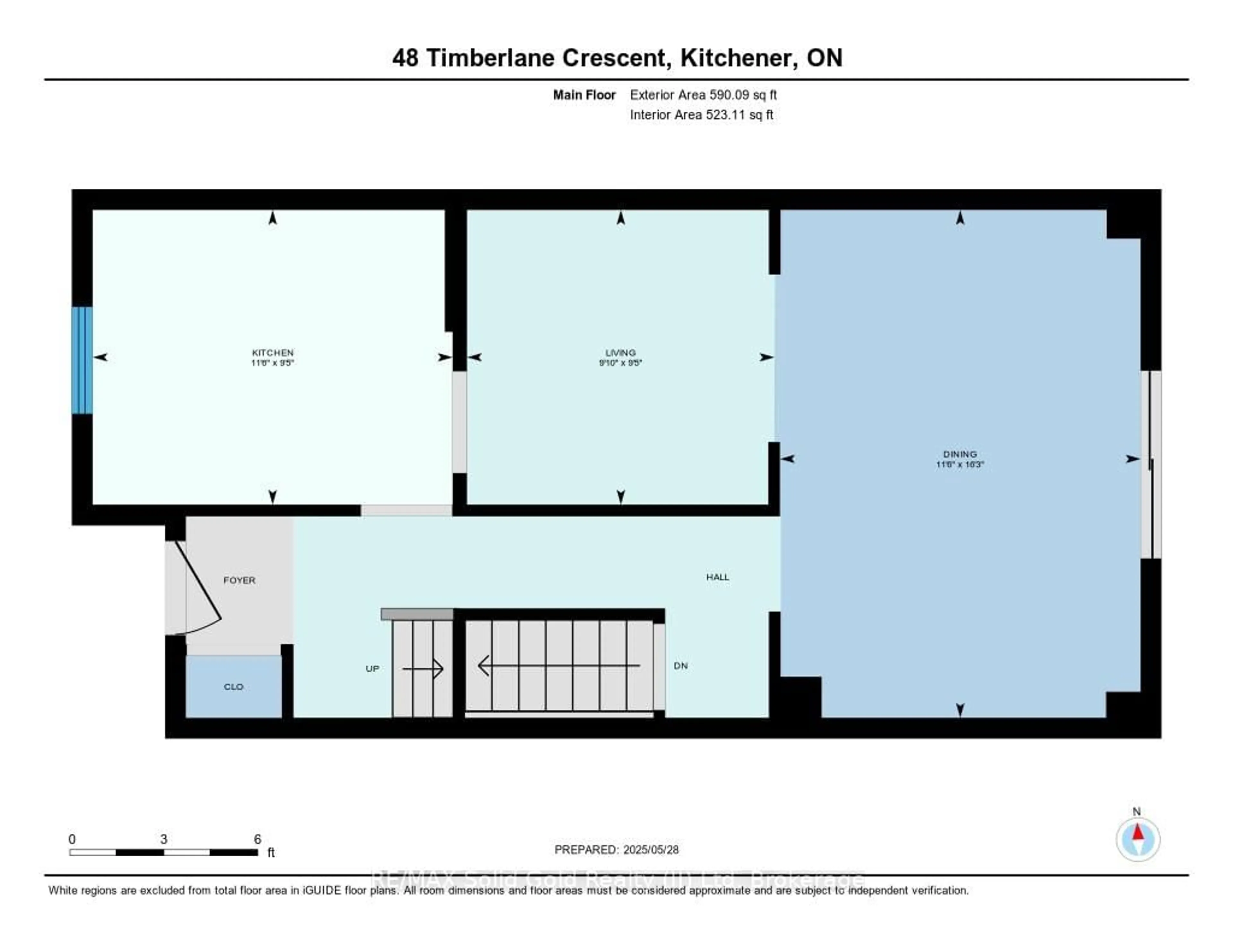 Floor plan for 48 Timberlane Cres, Kitchener Ontario N2N 1S9