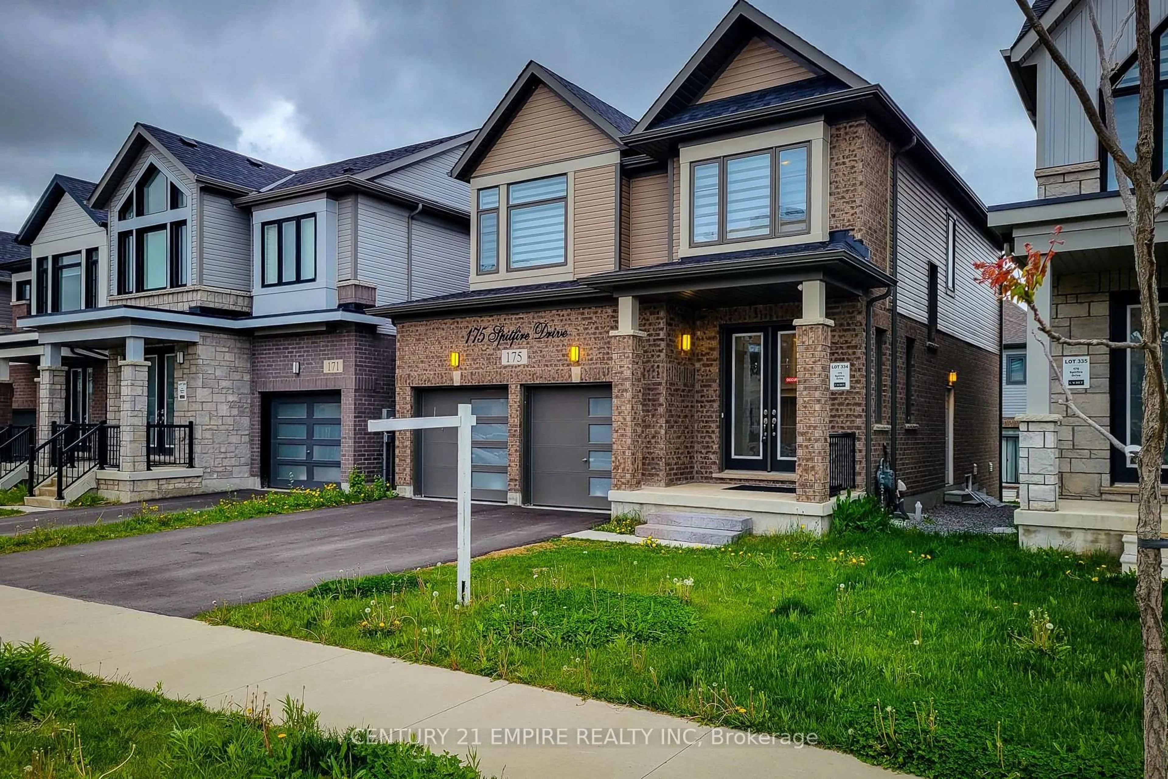 Home with brick exterior material, street for 175 Spitfire Dr, Hamilton Ontario L0R 1W0