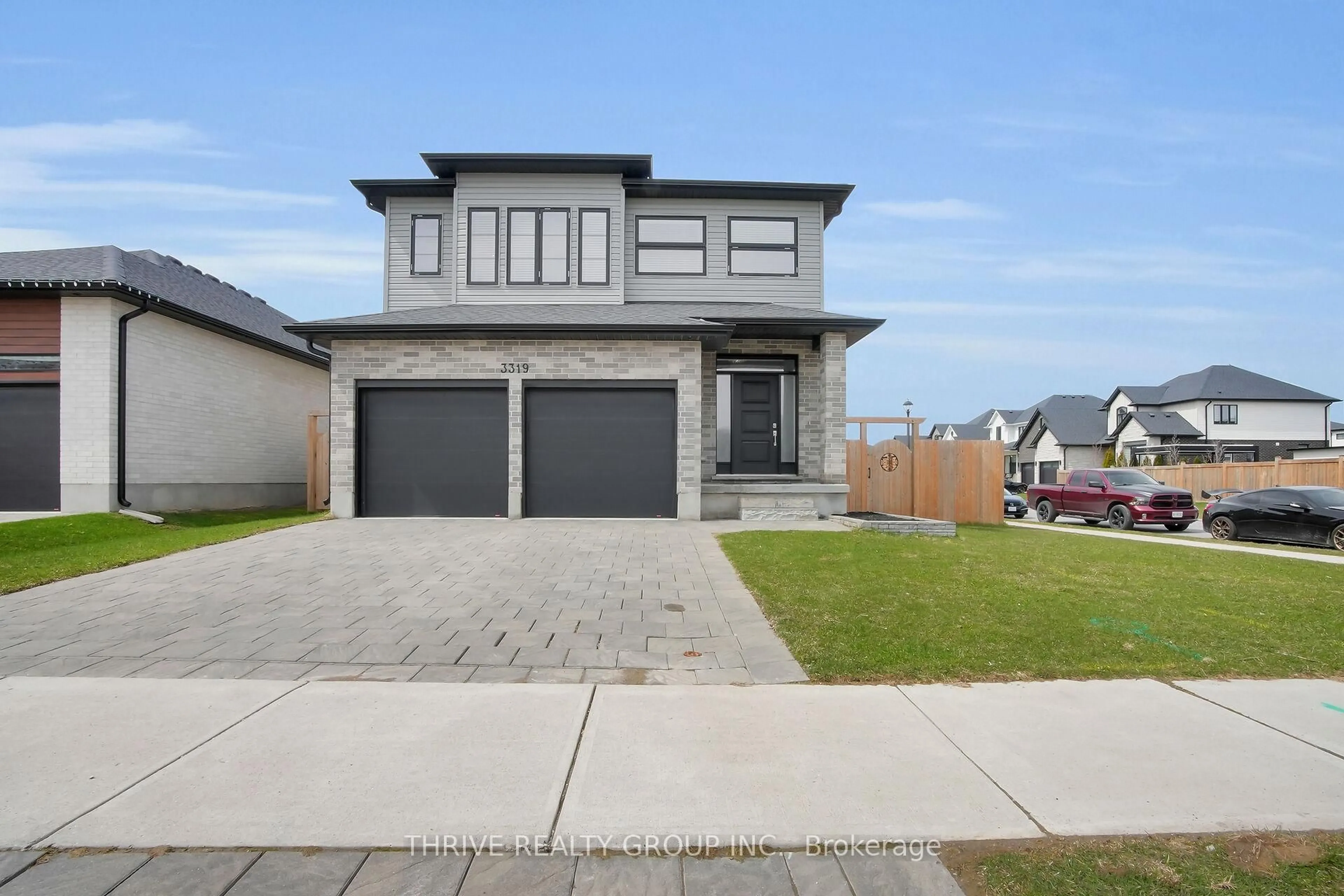 Home with brick exterior material, street for 3319 Regiment Rd, London South Ontario N6P 0G5