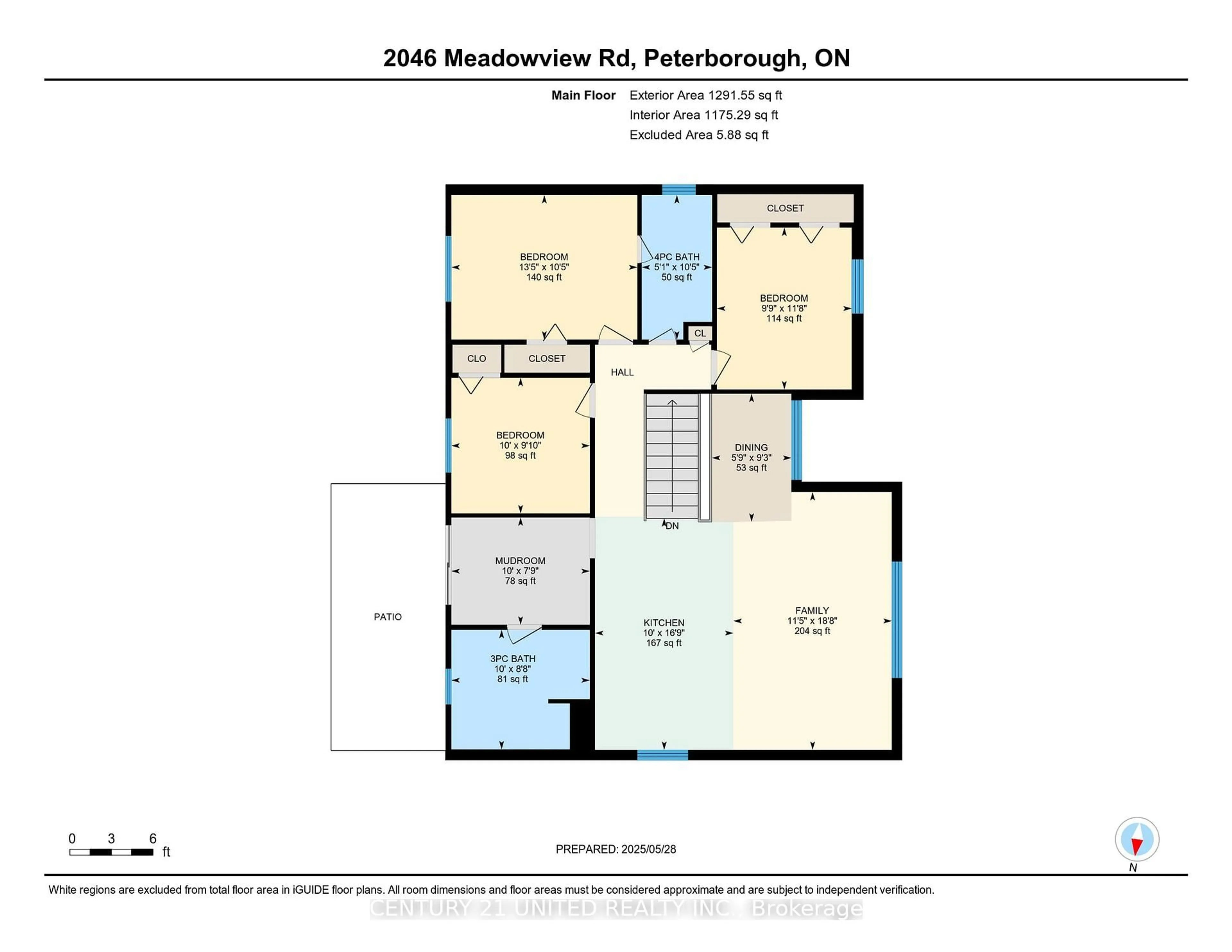 Floor plan for 2046 Meadowview Rd, Peterborough East Ontario K9L 1S4