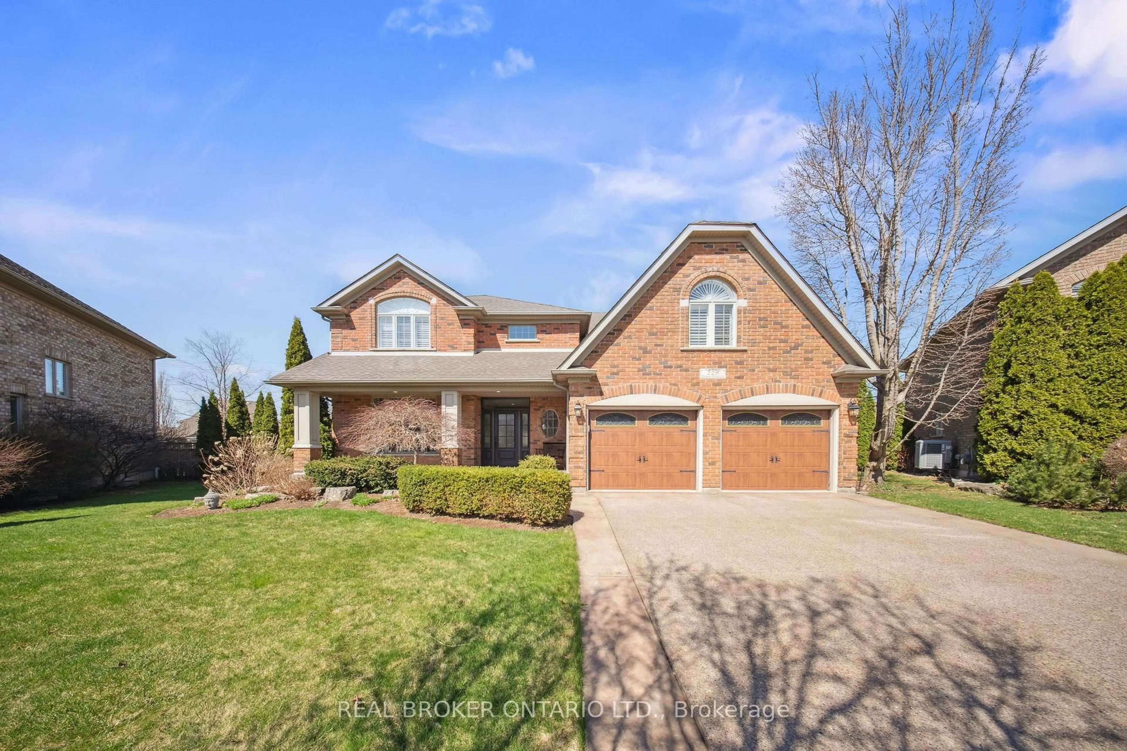 Home with brick exterior material, street for 229 Terrace Wood Cres, Kitchener Ontario N2P 2T3