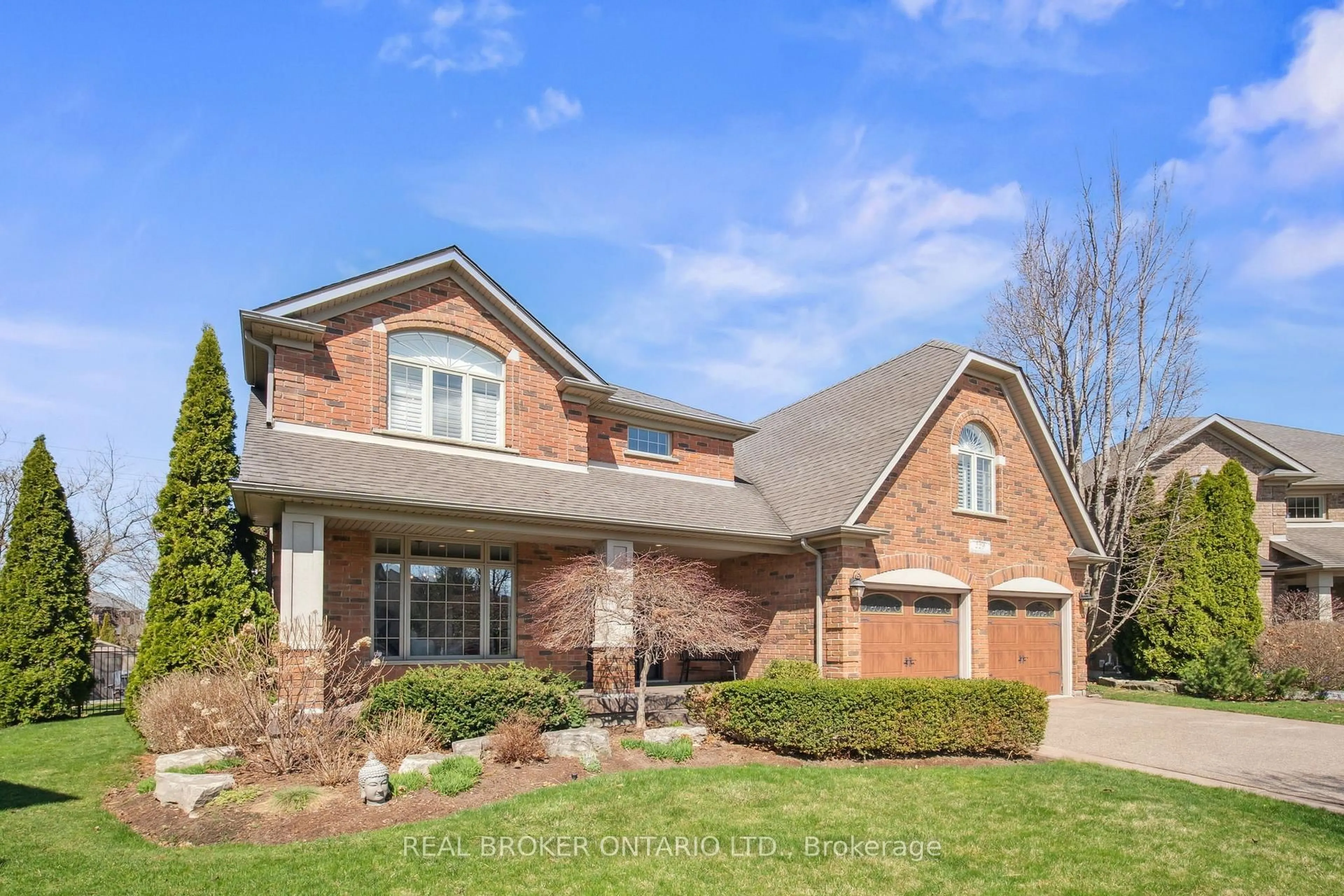 Home with brick exterior material, street for 229 Terrace Wood Cres, Kitchener Ontario N2P 2T3
