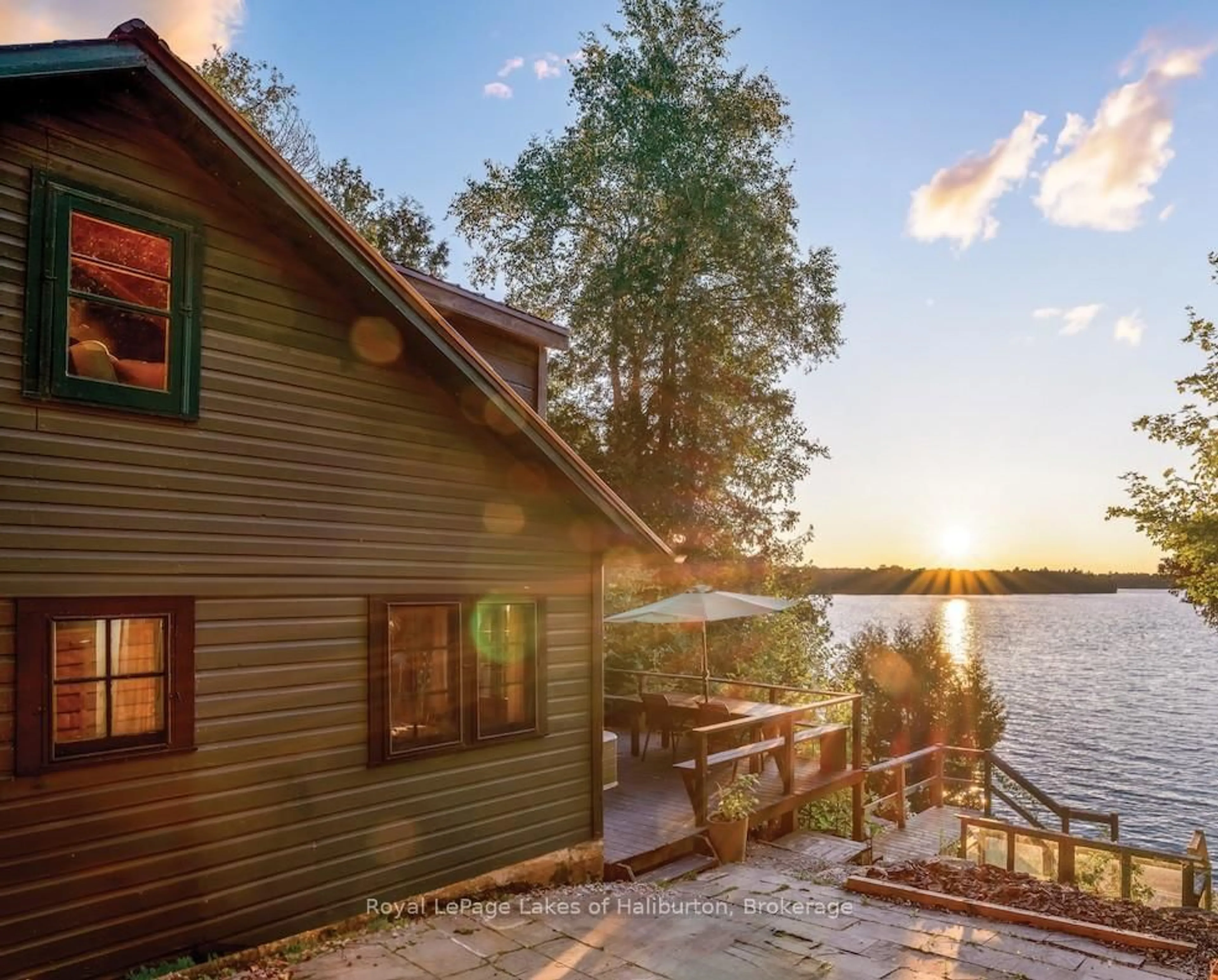 Patio, water/lake/river/ocean view for 95 Sunset Beach Rd, Kawartha Lakes Ontario K0M 2B0