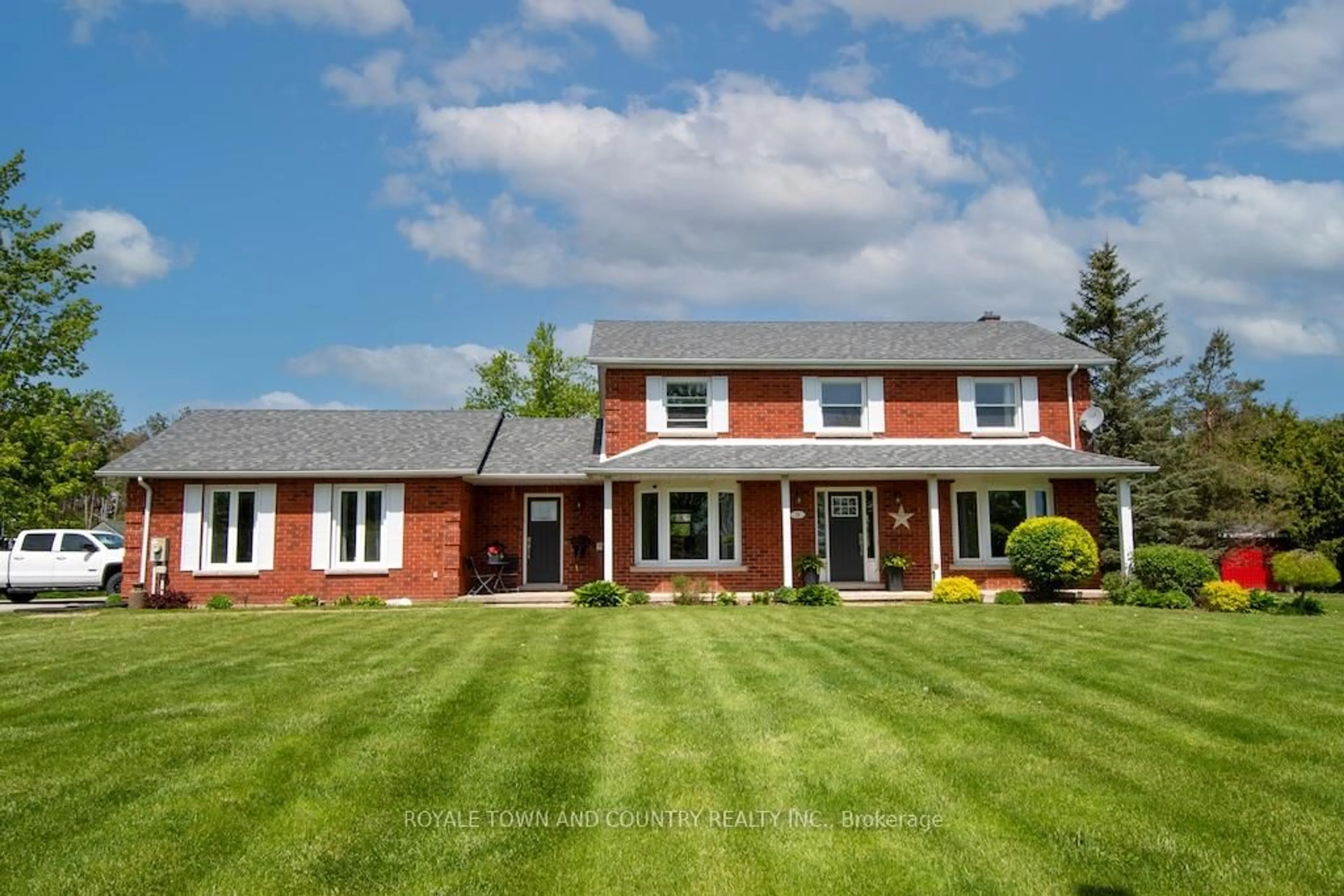 A pic from outside/outdoor area/front of a property/back of a property/a pic from drone, building for 19 Tracey's Hill Rd, Kawartha Lakes Ontario K9V 4R5