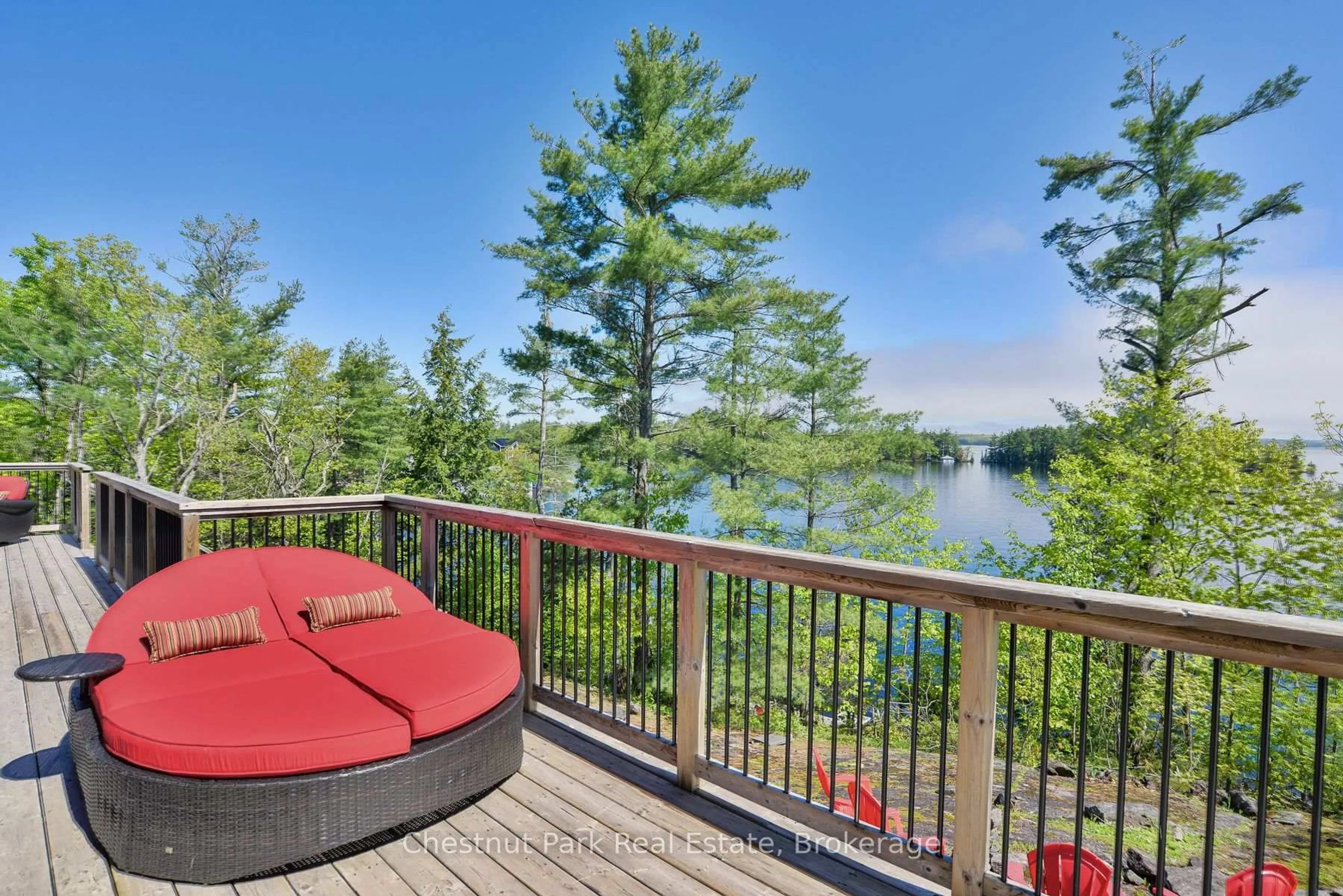 Patio, water/lake/river/ocean view for 1106 Lawland Hts Rd, Gravenhurst Ontario P1P 1R2