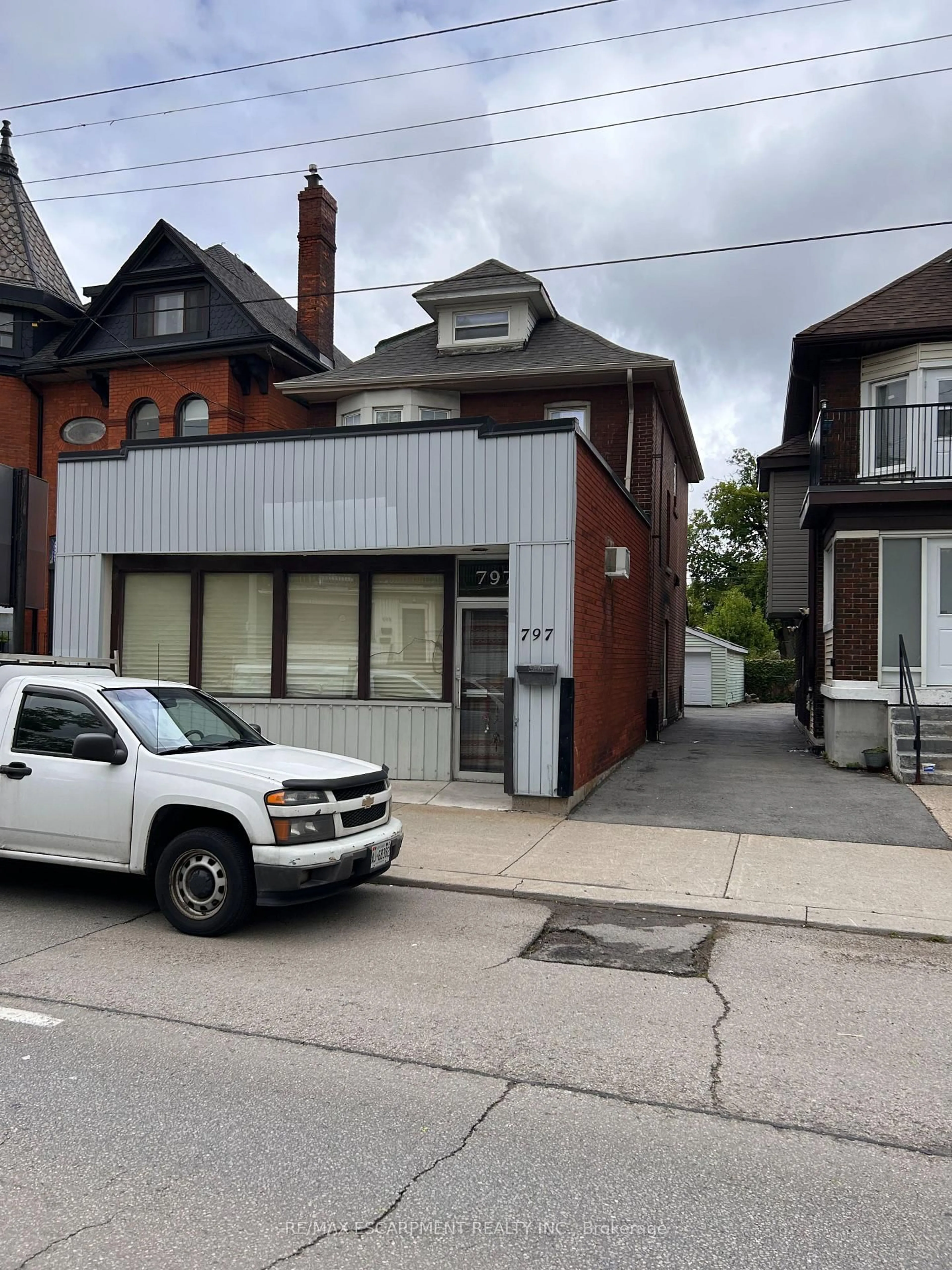 Home with brick exterior material, street for 797 Main St, Hamilton Ontario L8M 1L5