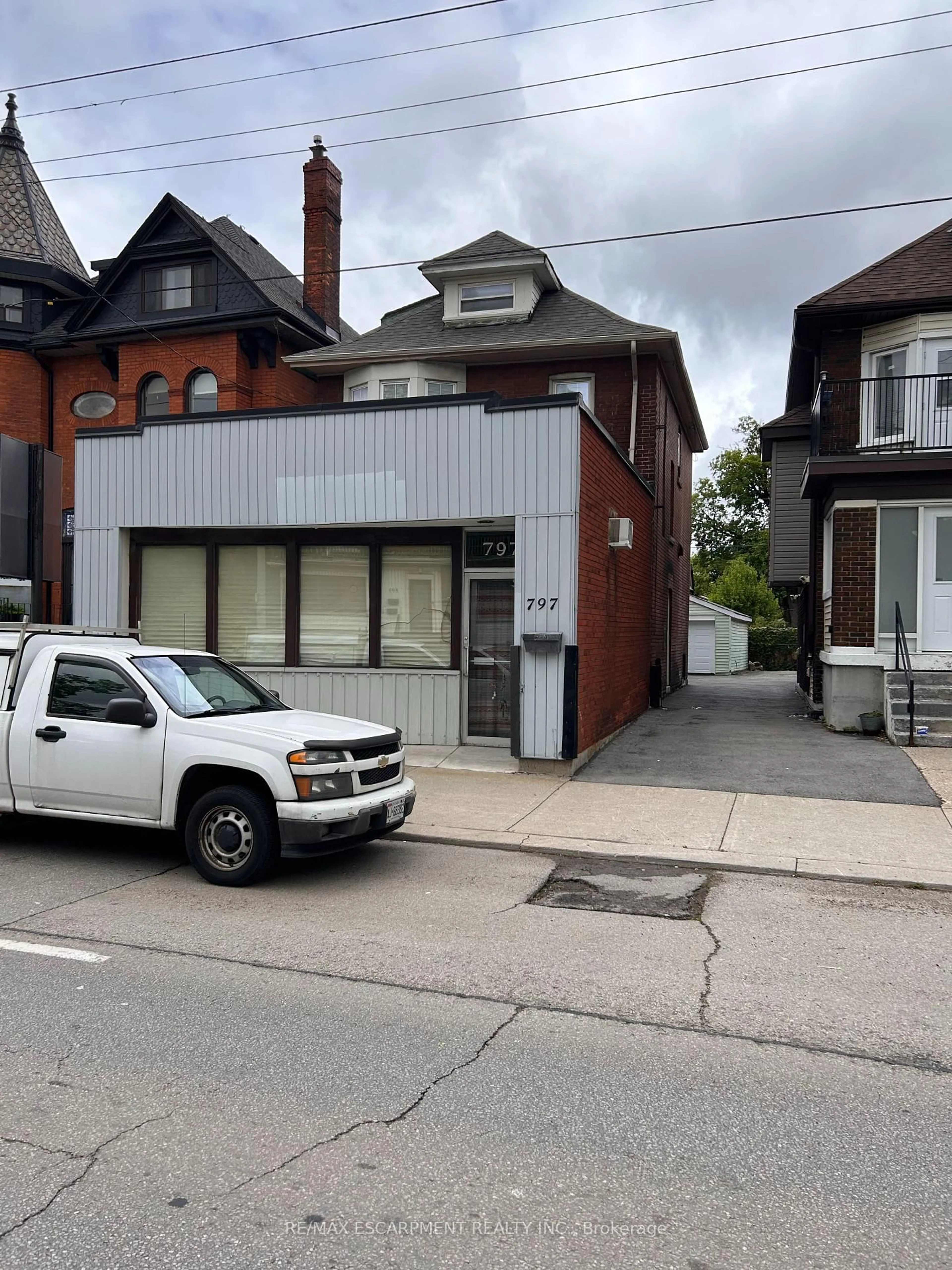 Home with brick exterior material, street for 797 Main St, Hamilton Ontario L8M 1L5
