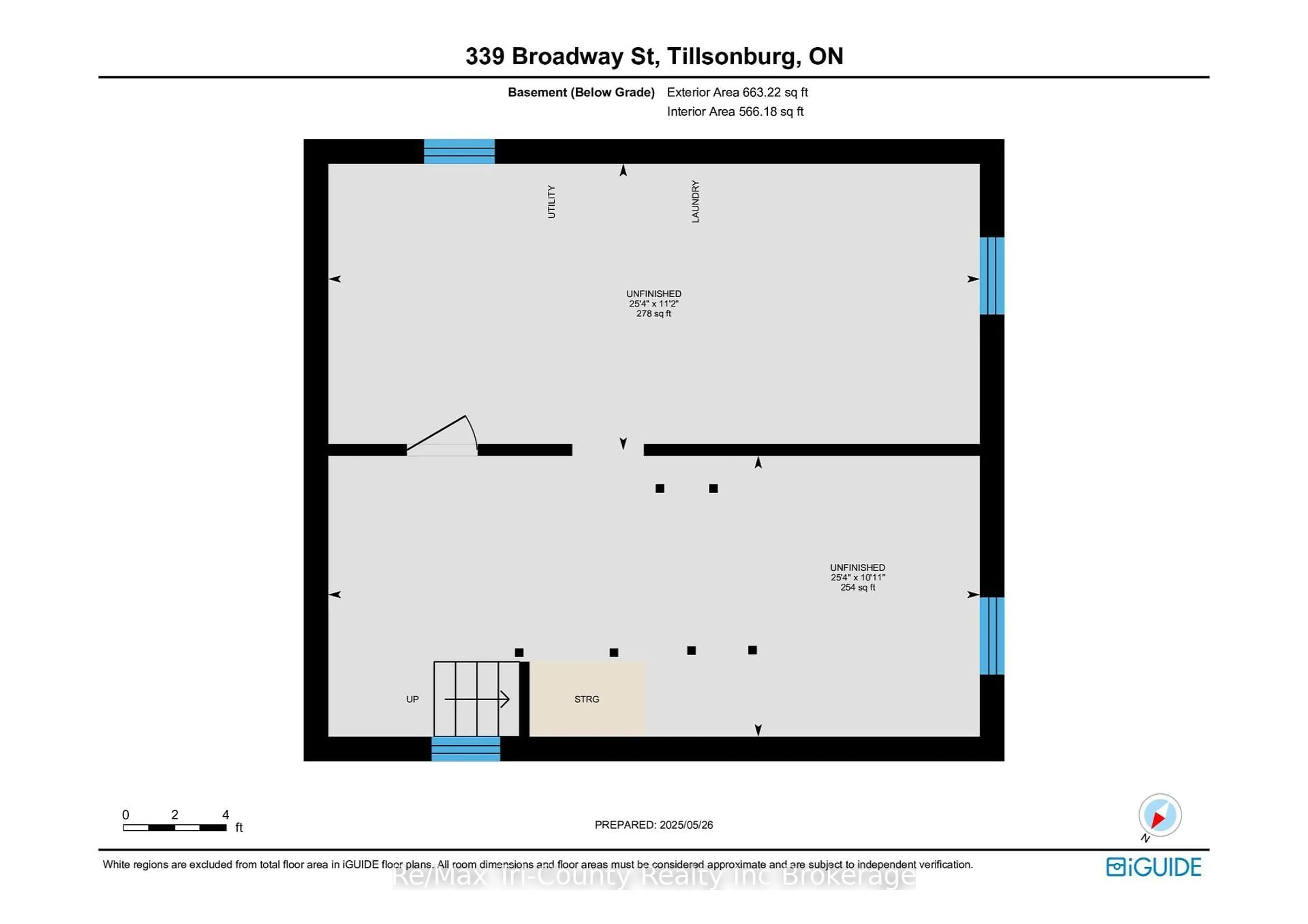 Floor plan for 339 Broadway St, Tillsonburg Ontario N4G 3S4
