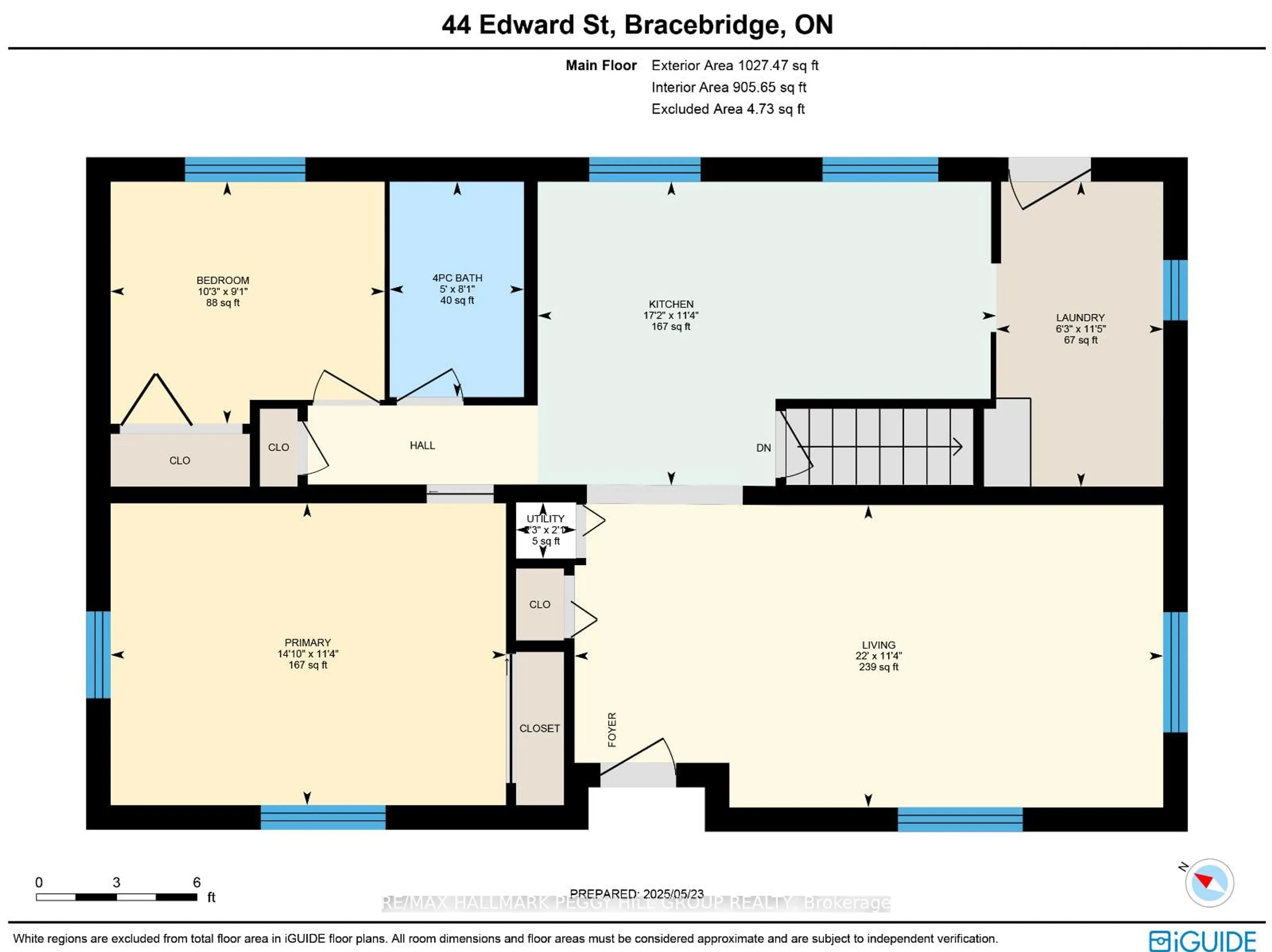 Floor plan for 44 Edward St, Bracebridge Ontario P1L 1H5