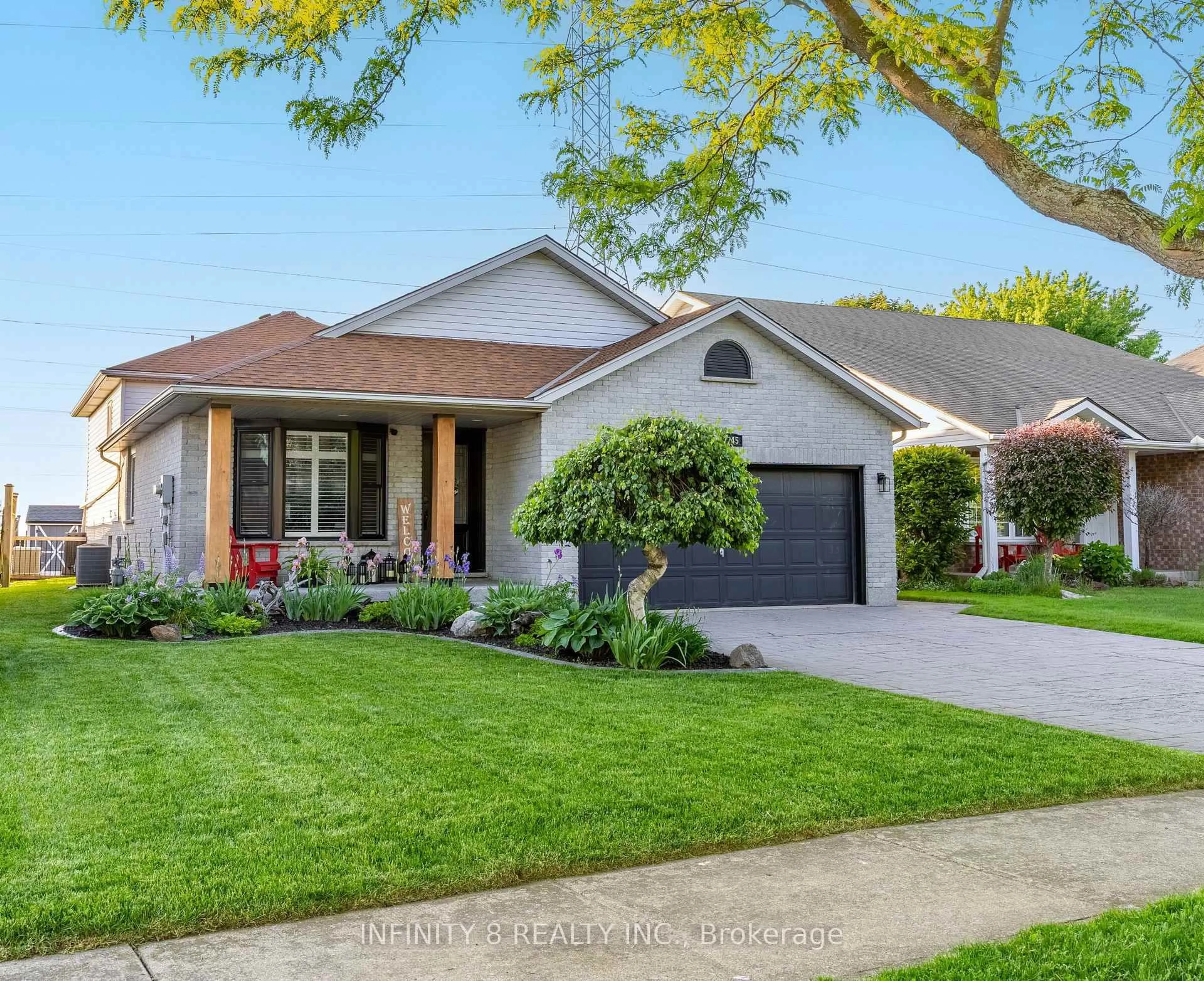 Home with brick exterior material, street for 7745 Bishop Ave, Niagara Falls Ontario L2H 3G2