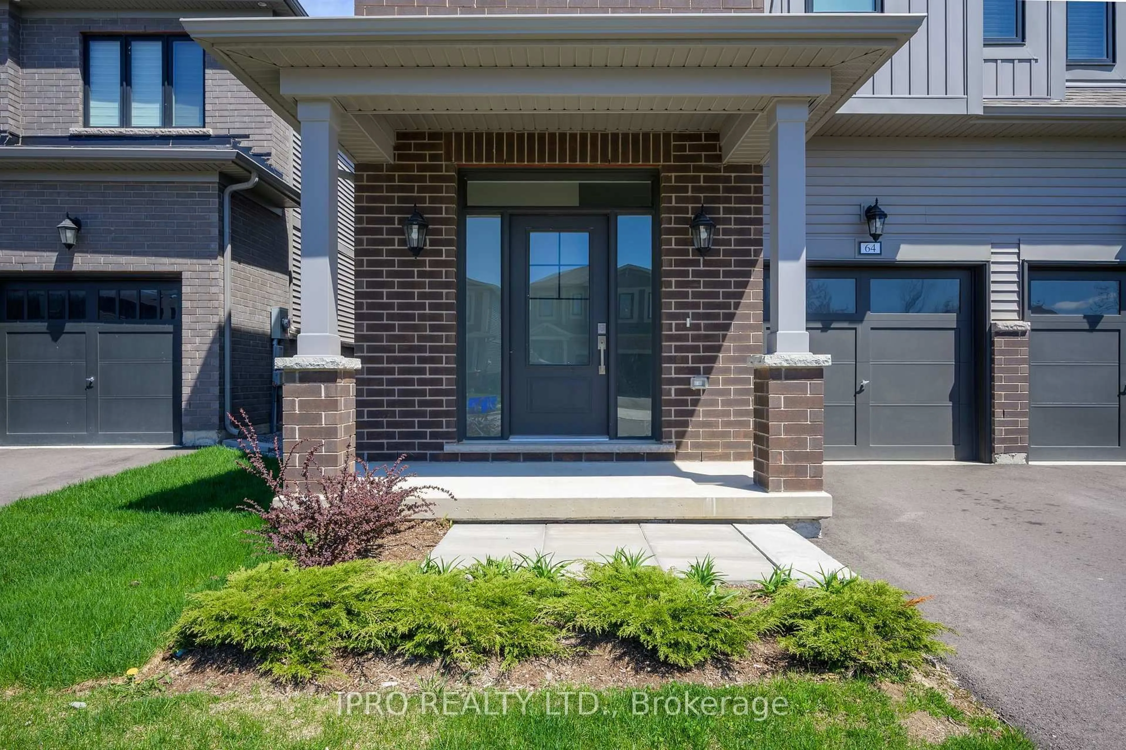 Home with brick exterior material, street for 64 Spitfire Dr, Hamilton Ontario L0R 1W0