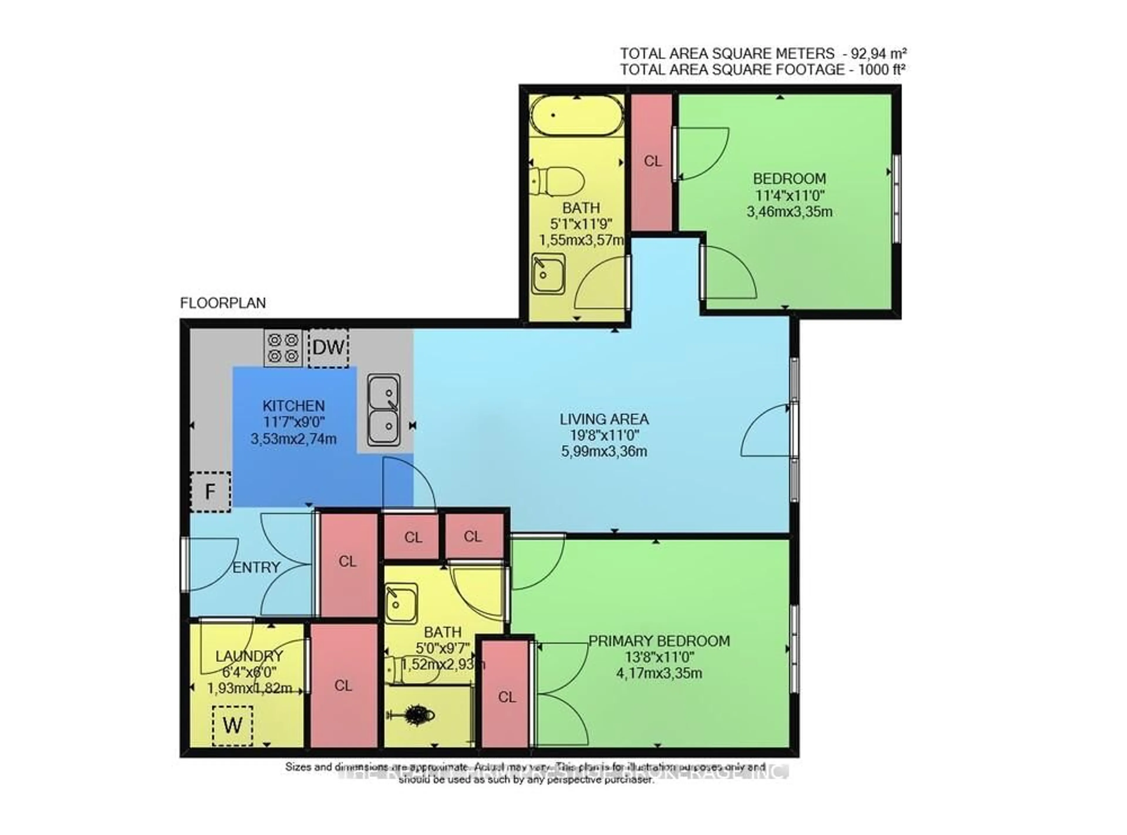 Floor plan for 89 Ridout St #102, London South Ontario N6C 3X2