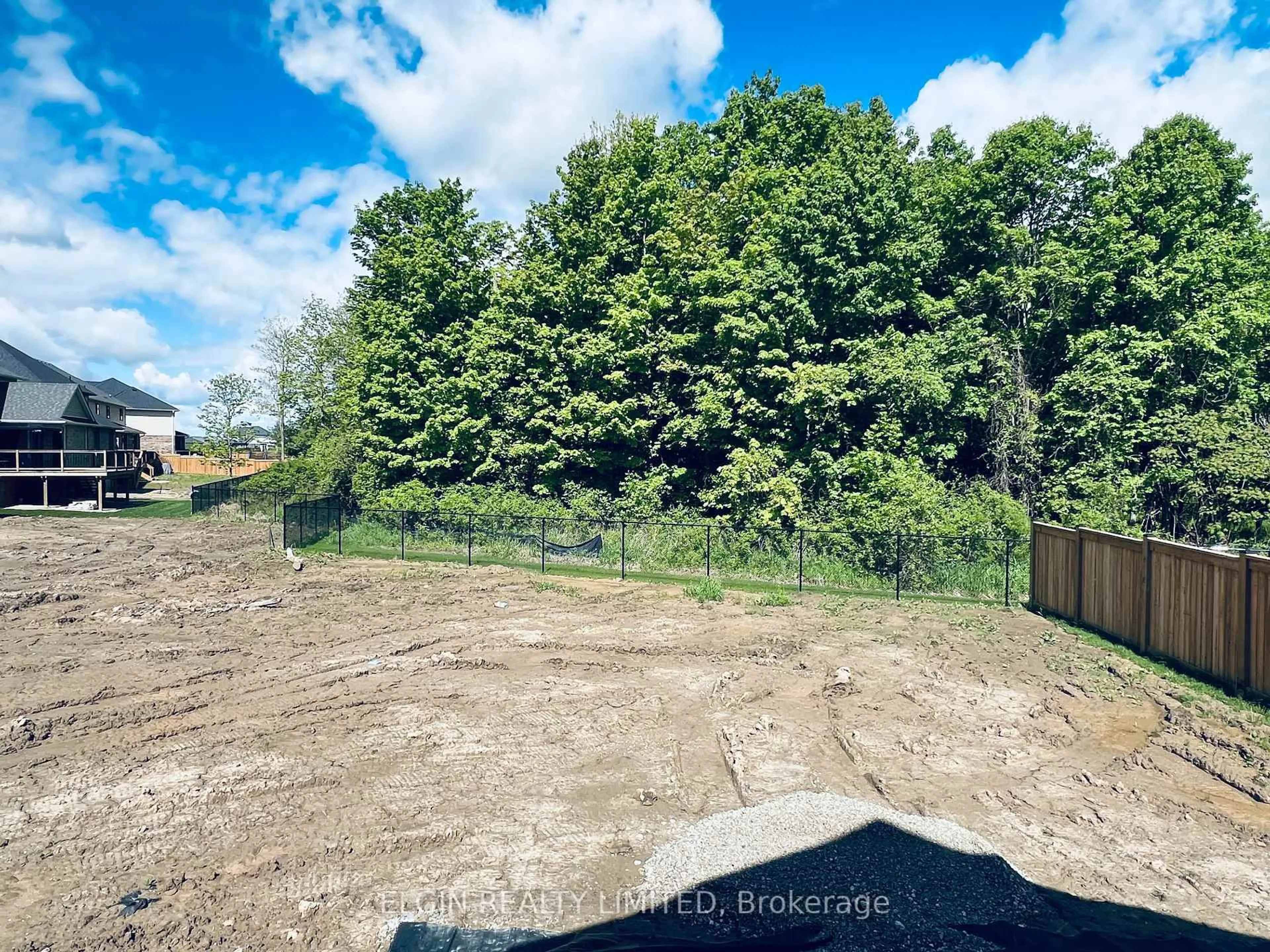 A pic from outside/outdoor area/front of a property/back of a property/a pic from drone, forest/trees view for 25 Dunning Way, St. Thomas Ontario N5R 0P7