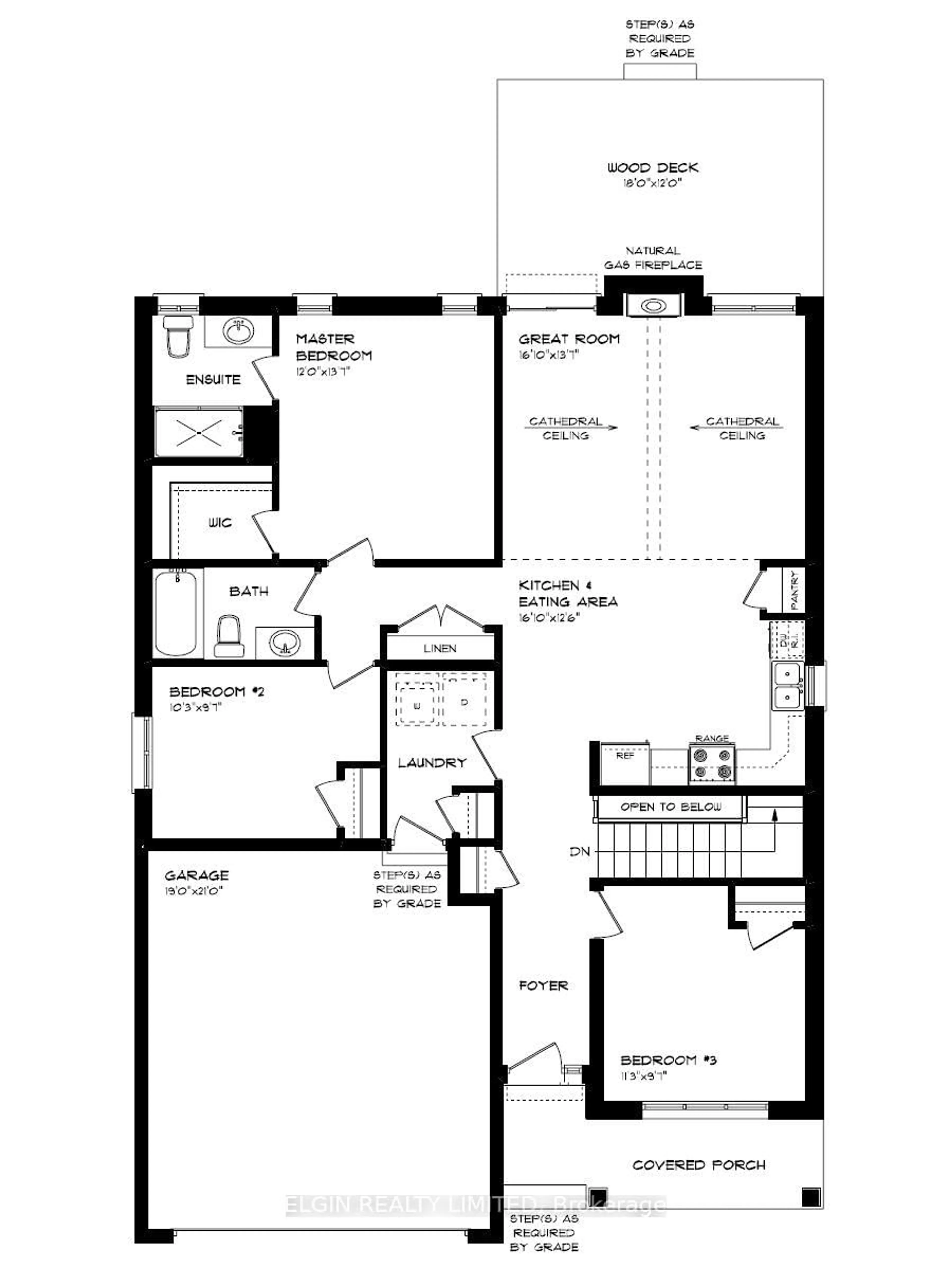 Floor plan for 25 Dunning Way, St. Thomas Ontario N5R 0P7