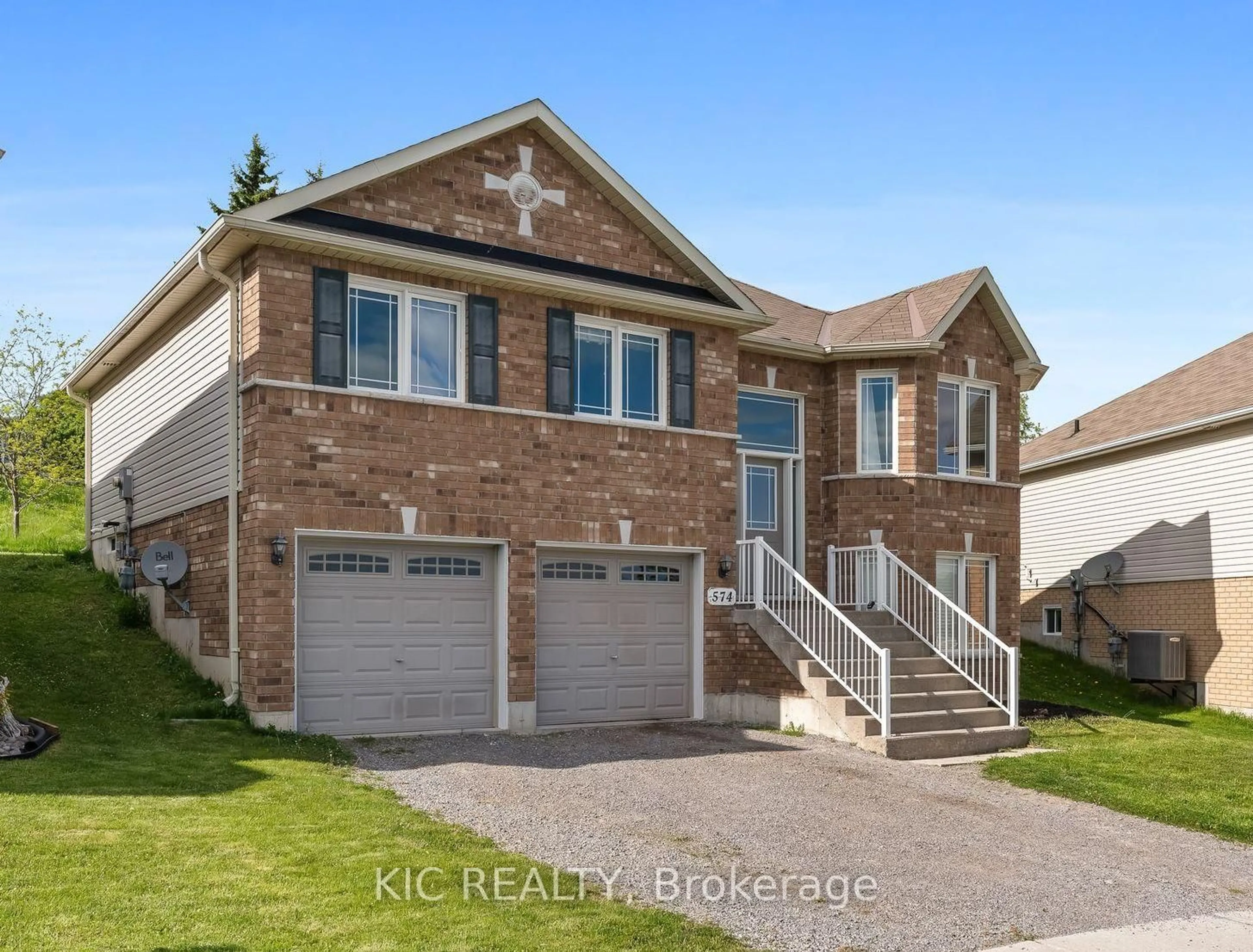 Home with brick exterior material, street for 574 Clancy Cres, Peterborough West Ontario K9K 2S2